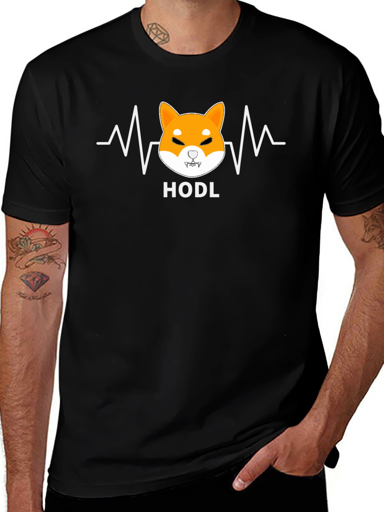 HODL Shiba Inu Cryptocurrency T-Shirt