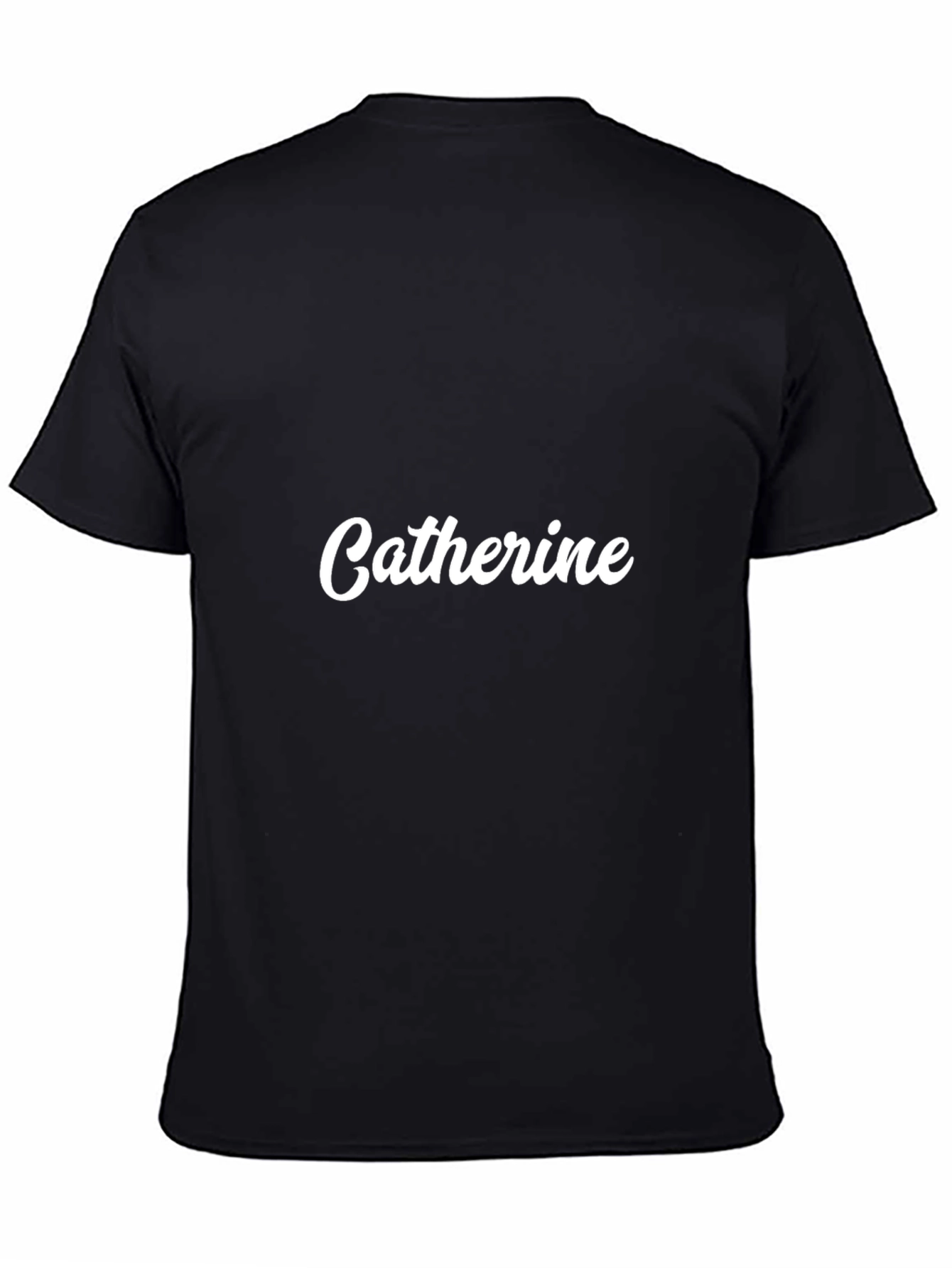 Personalized Catherine Black T-Shirt