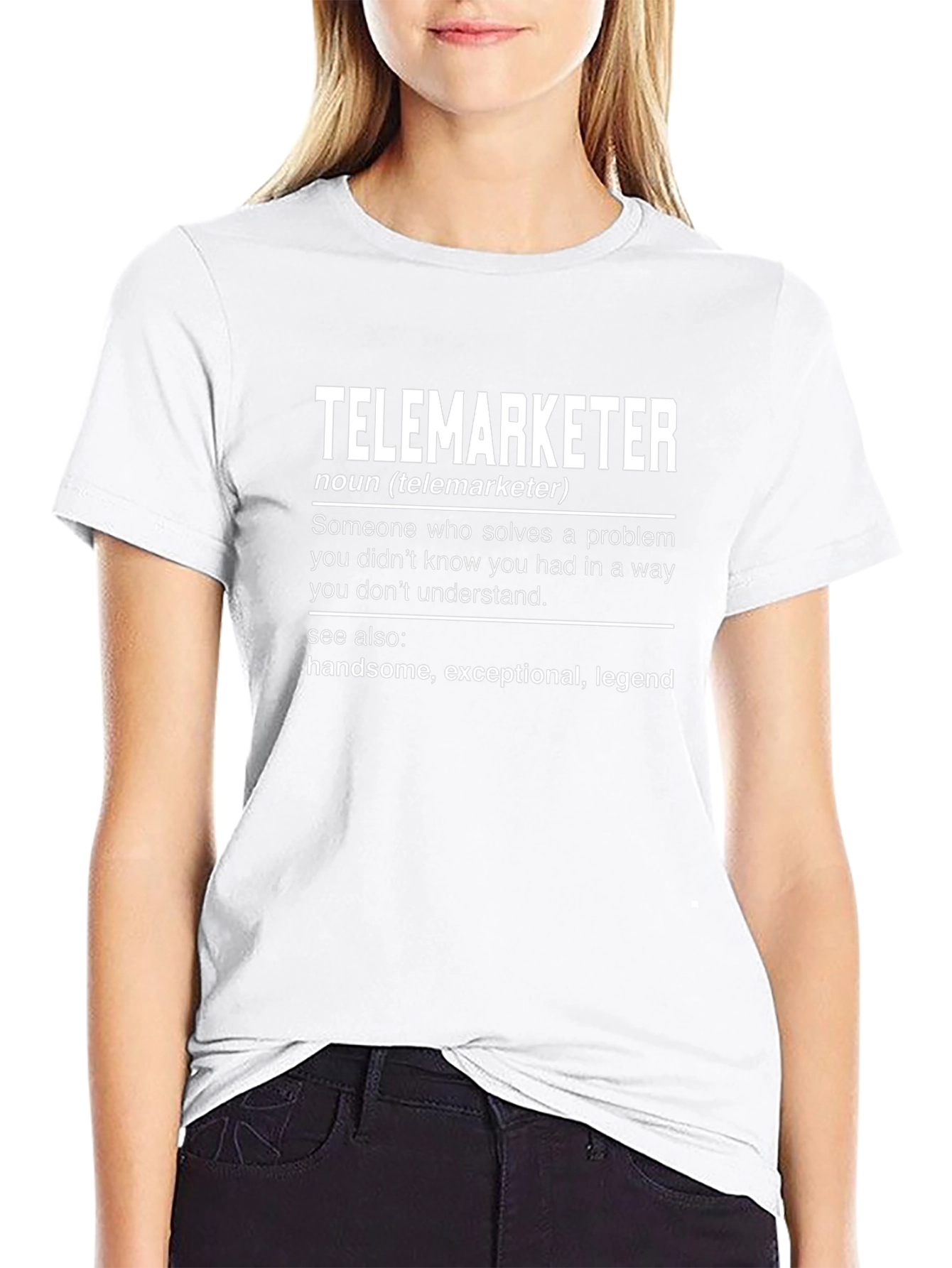 Telemarketer Definition Graphic T-Shirt