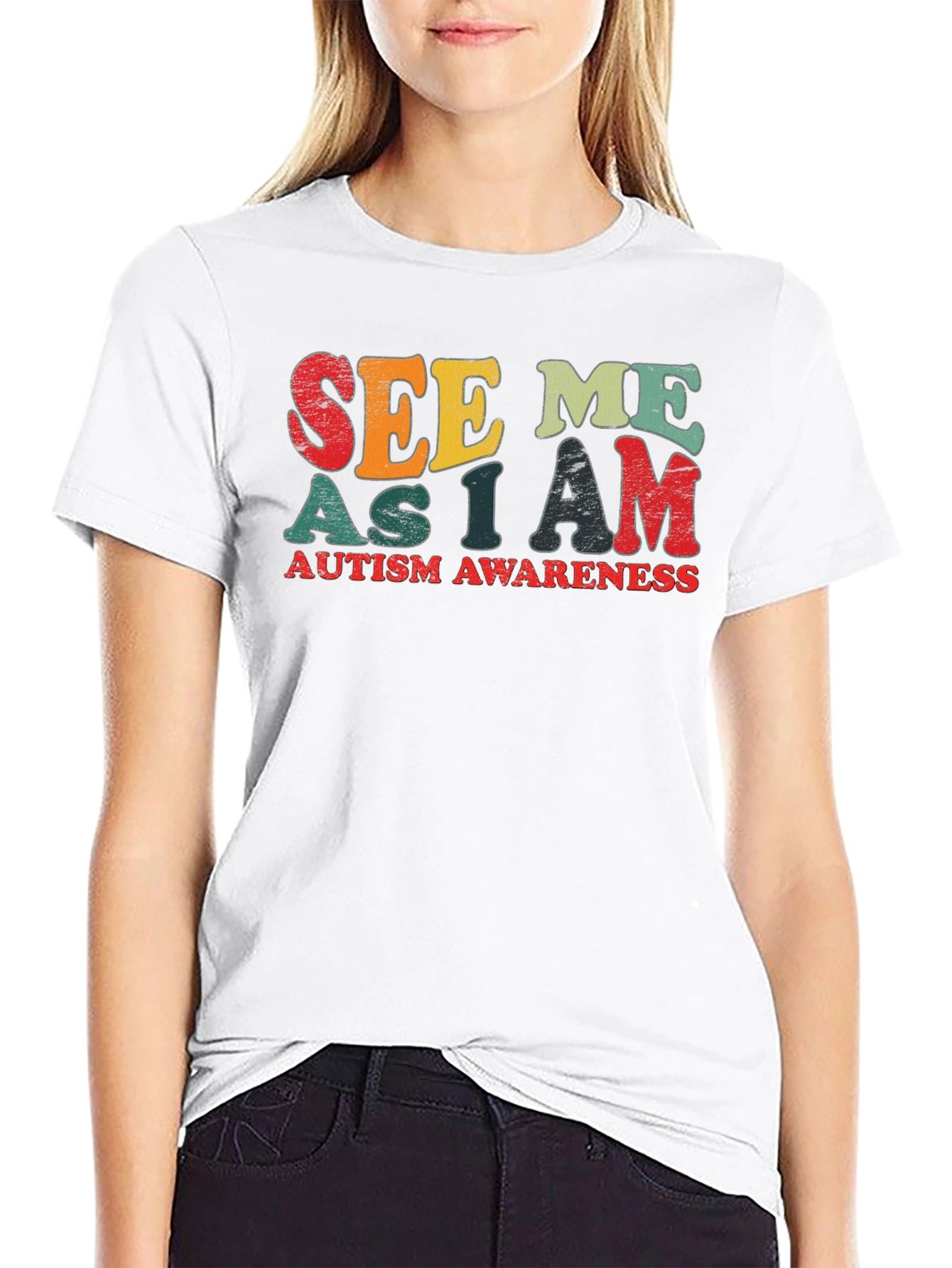 See Me As I Am Autism Awareness T-Shirt