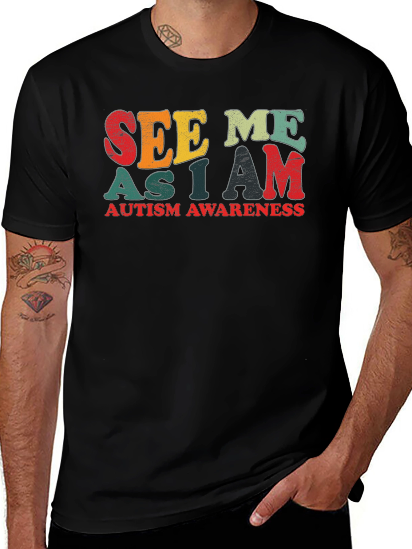 See Me As I Am Autism Awareness T-Shirt