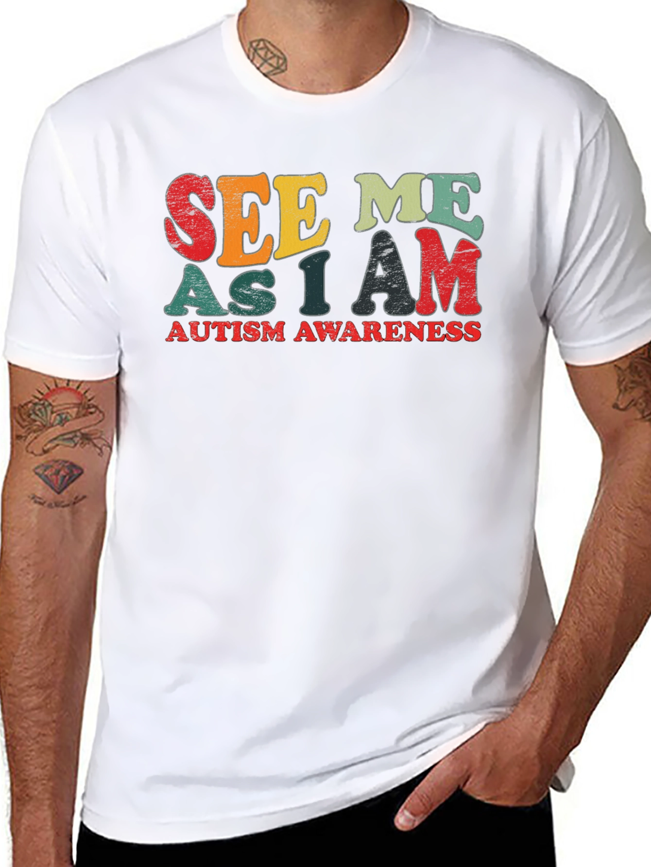 See Me As I Am Autism Awareness T-Shirt
