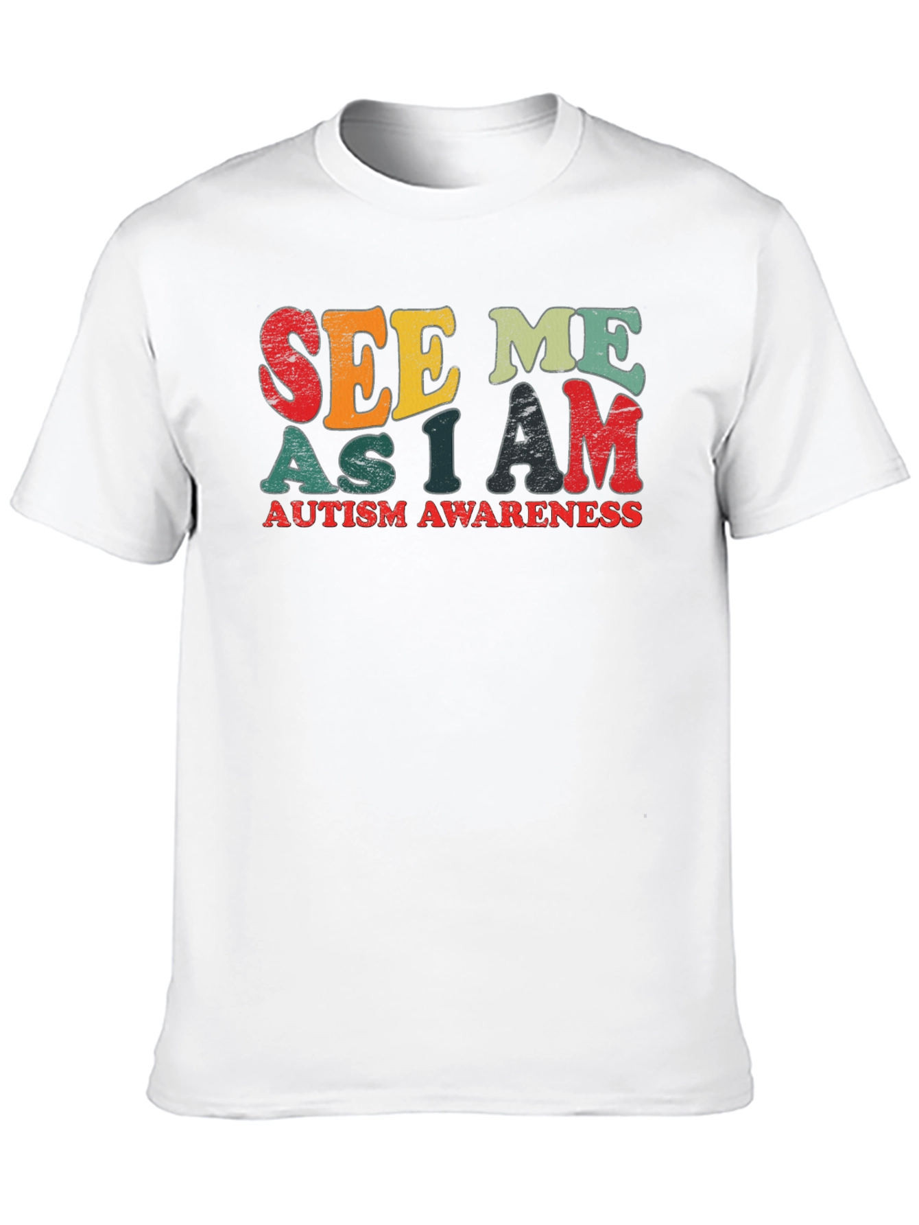 See Me As I Am Autism Awareness T-Shirt