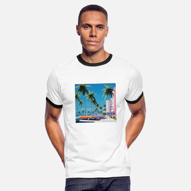 1980s Miami Beach Retro Hiroshi Nagai