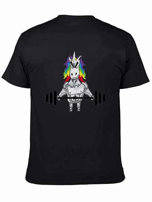 Unicorn Gym Black T-Shirt