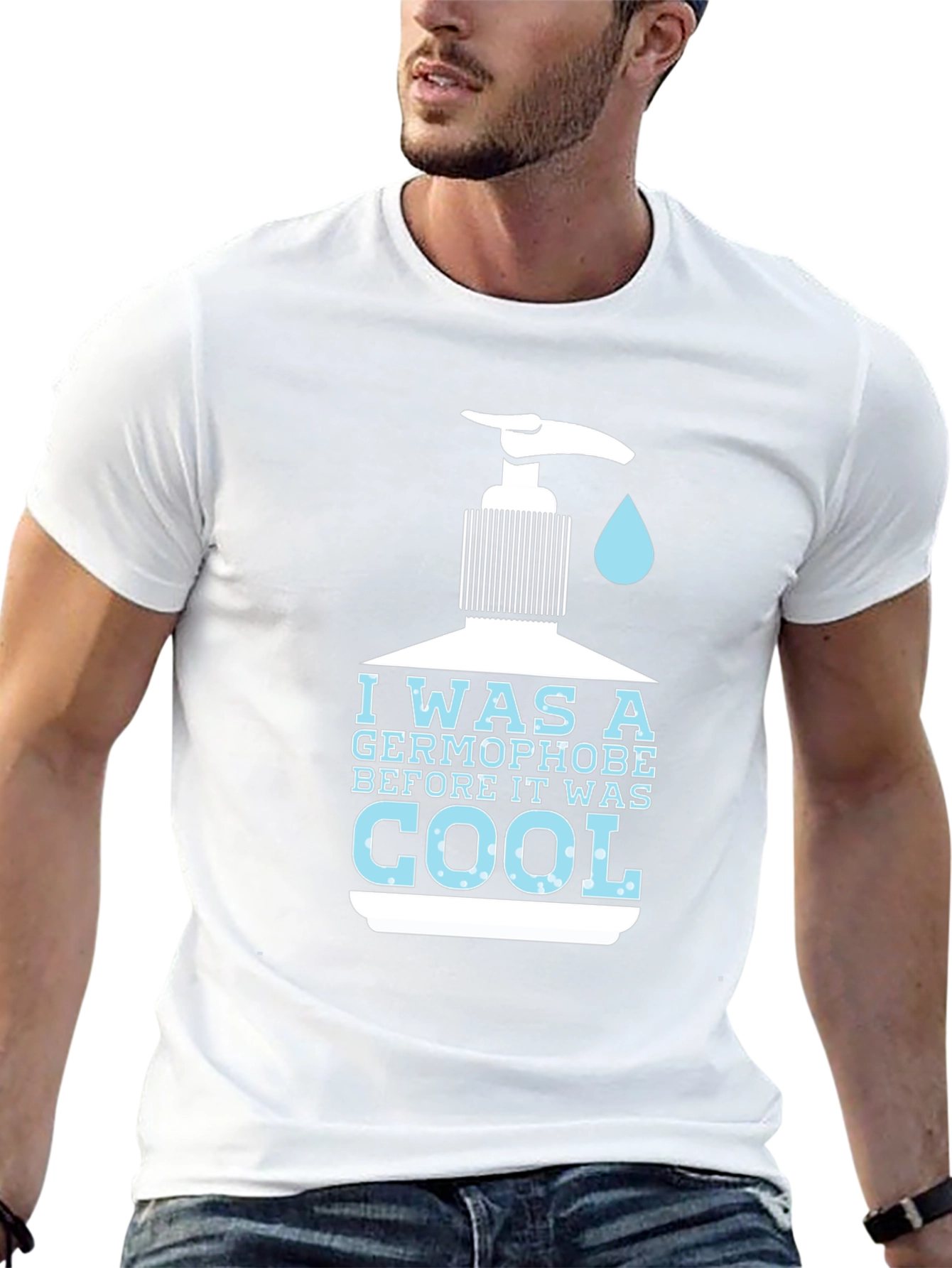 Germophobe Before It Was Cool Graphic T-Shirt