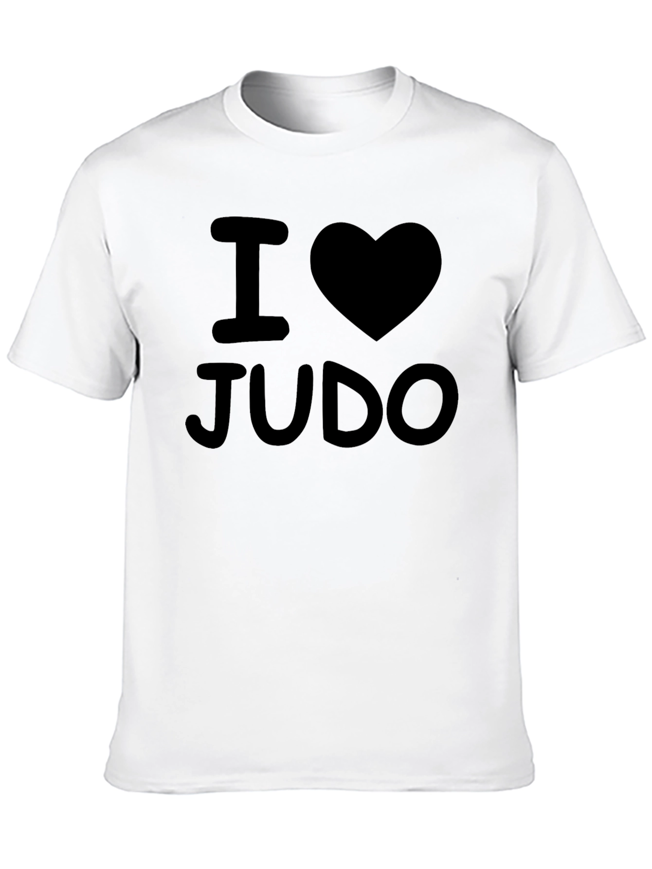 I Love Judo Black T-Shirt
