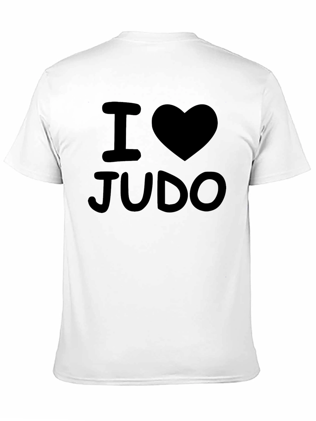 I Love Judo Black T-Shirt