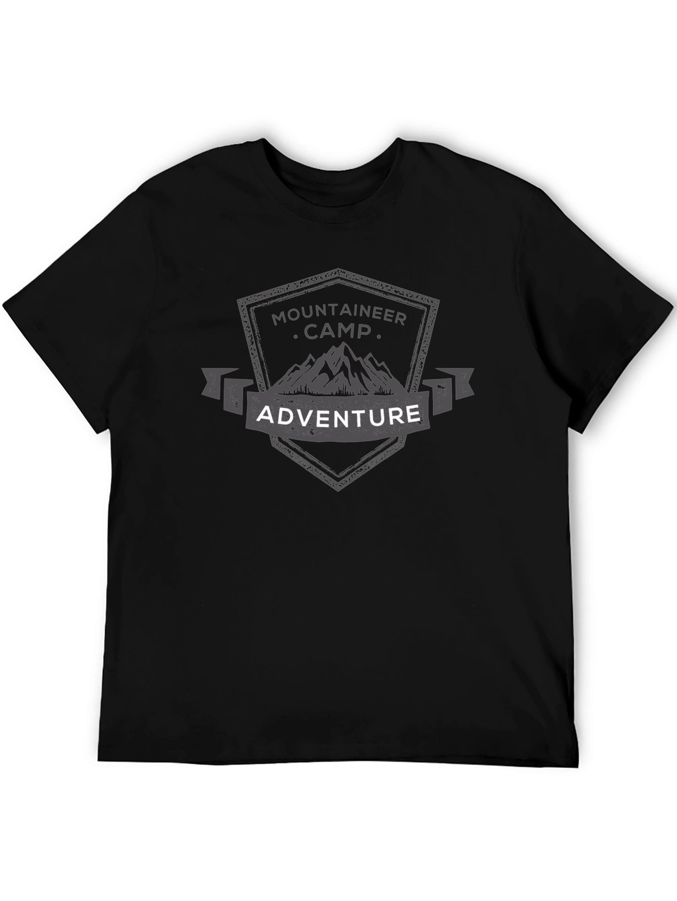 Mountaineer Camp Adventure Black T-Shirt