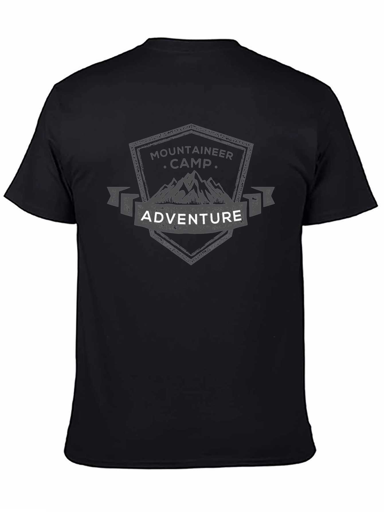 Mountaineer Camp Adventure Black T-Shirt