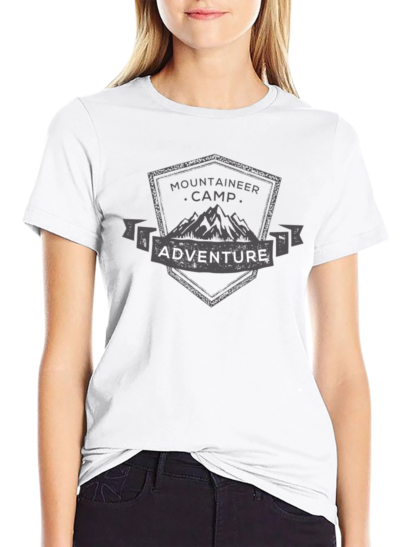 Mountaineer Camp Adventure Black T-Shirt