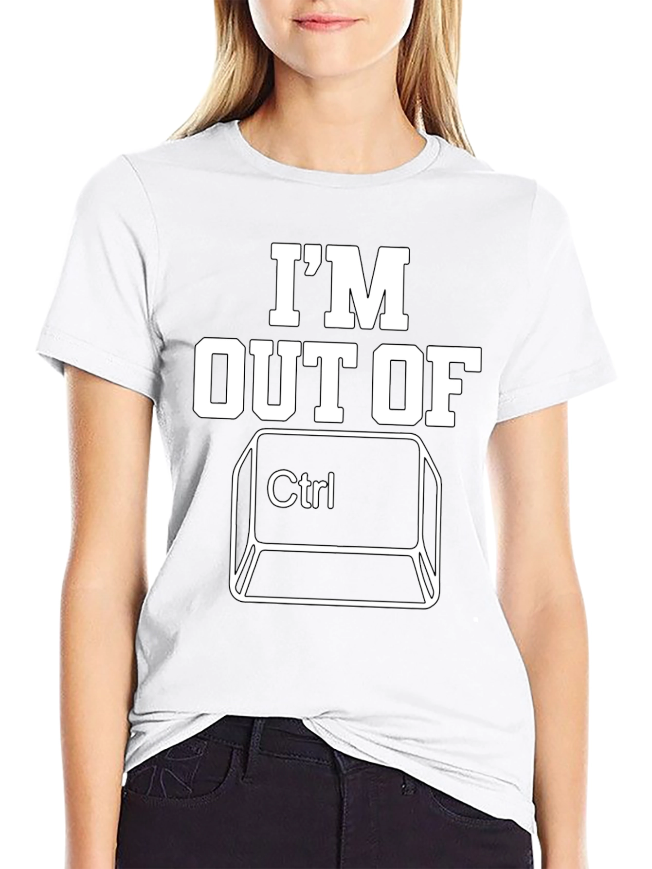 Im Out of Ctrl T-Shirt Funny Graphic Tee