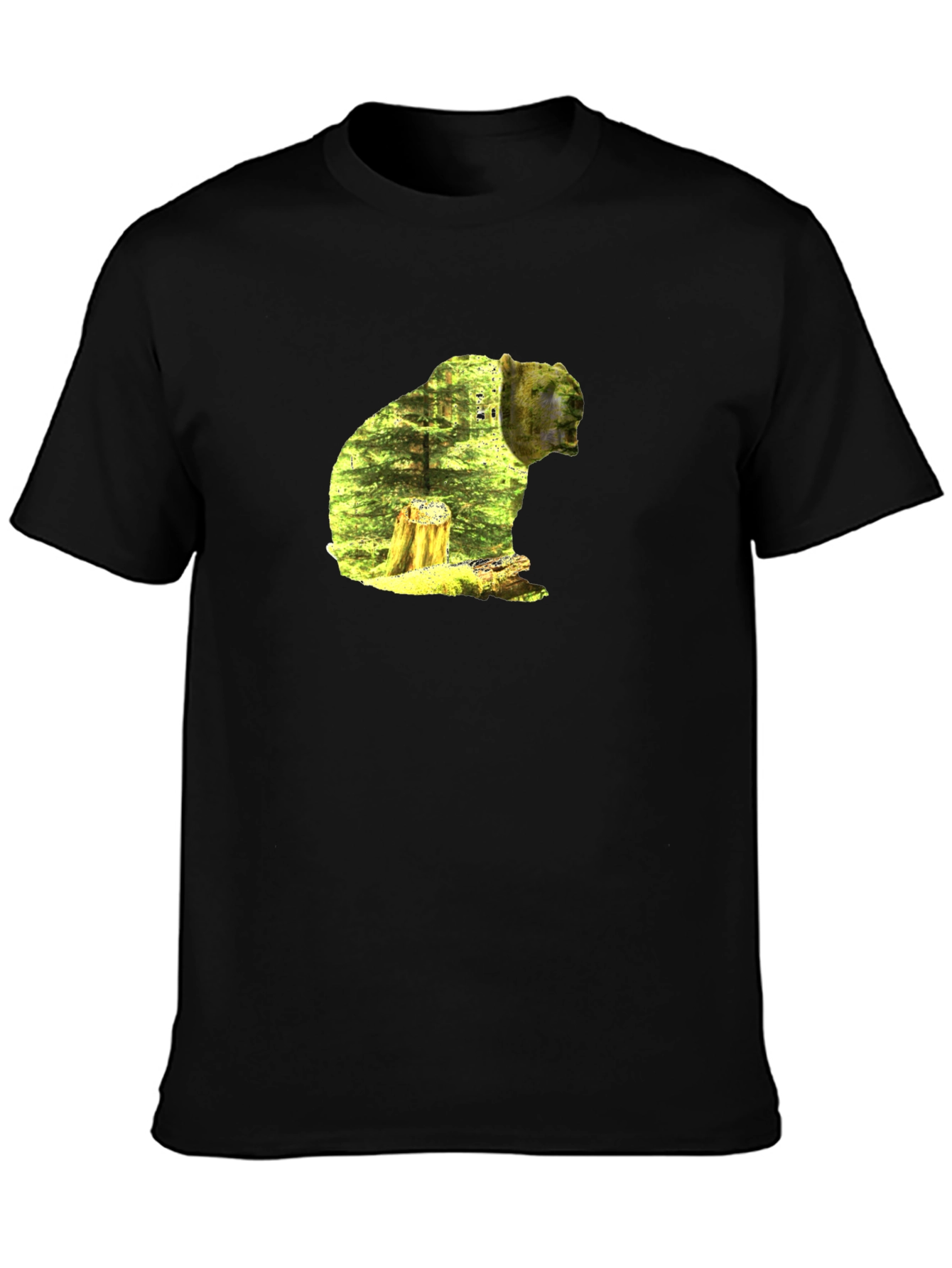 Nature Bear Graphic T-Shirt