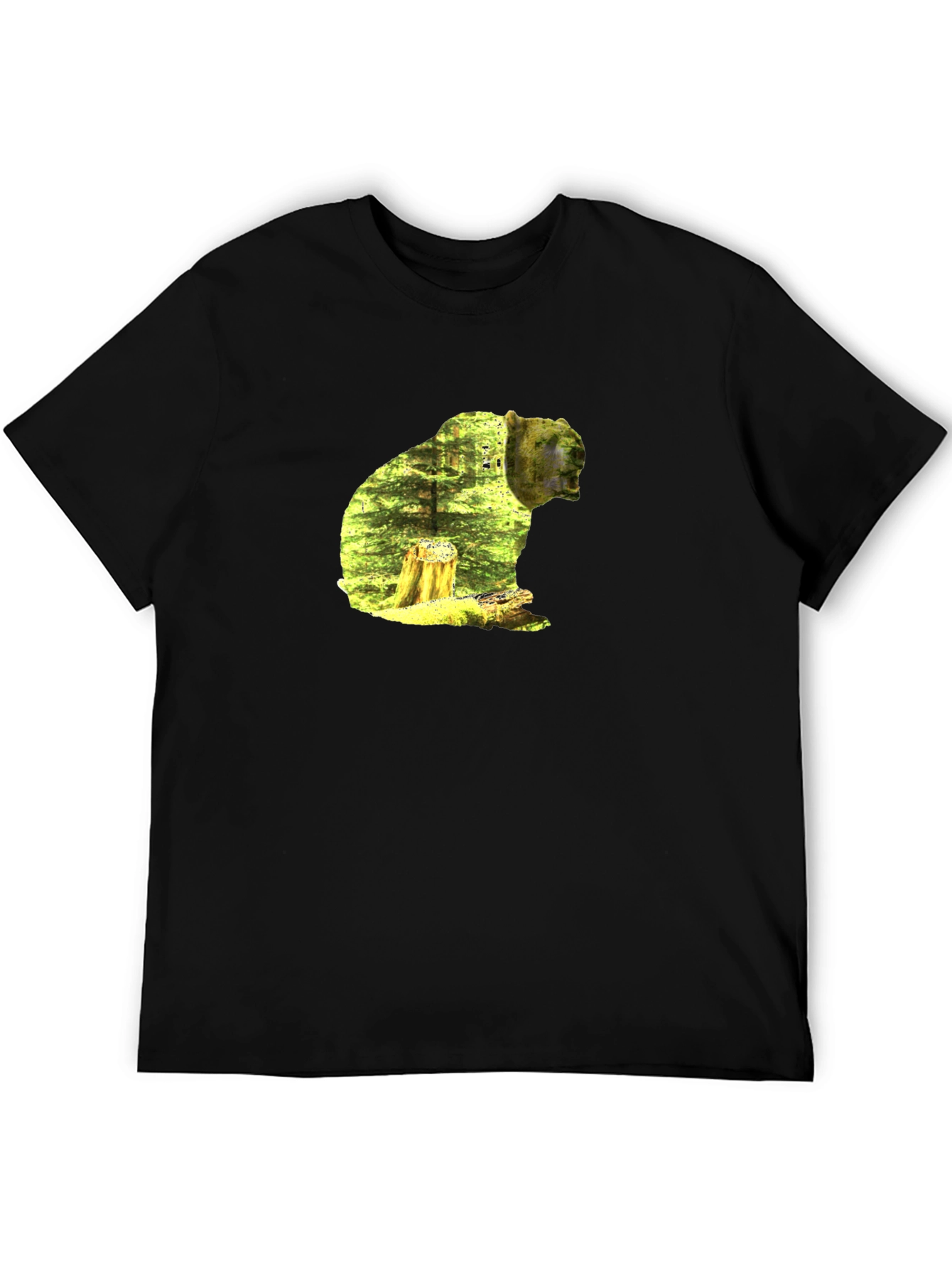 Nature Bear Graphic T-Shirt
