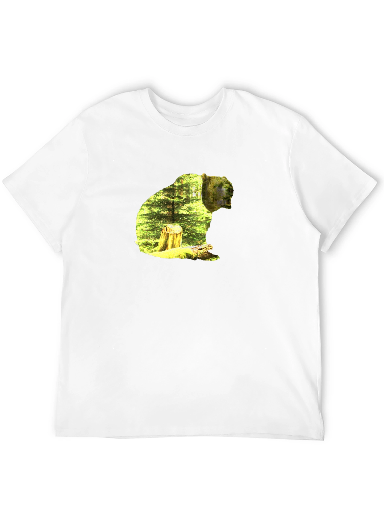 Nature Bear Graphic T-Shirt