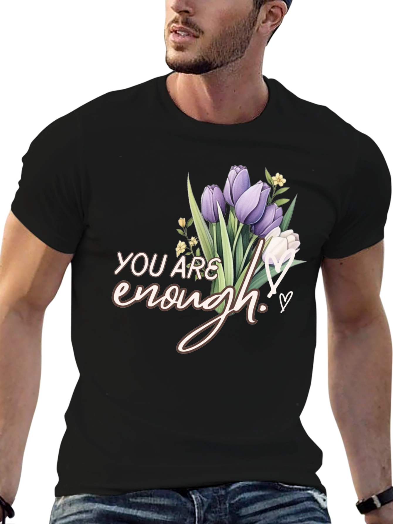 You Are Enough Floral T-Shirt