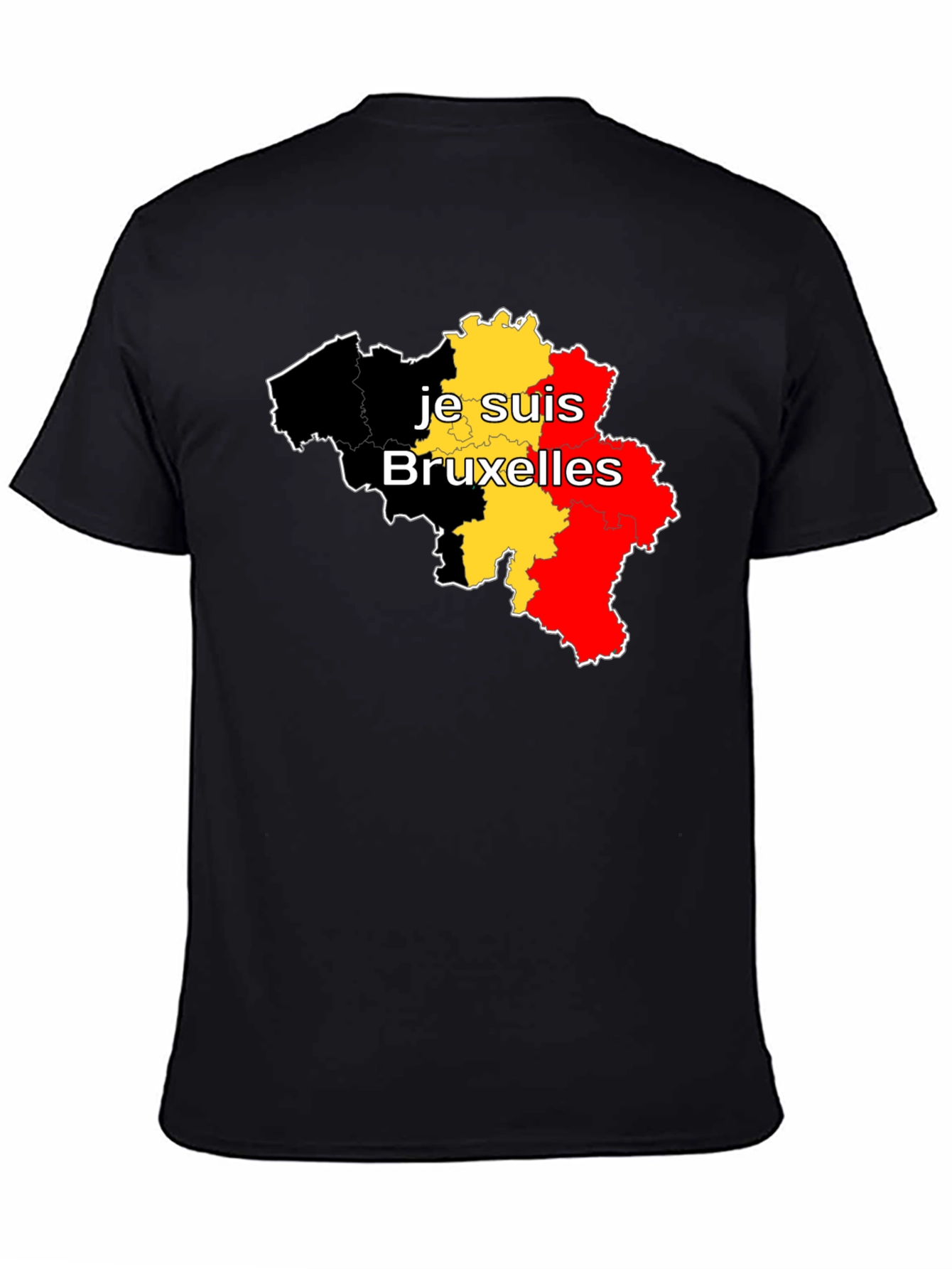 Je Suis Bruxelles Belgium Flag T-Shirt