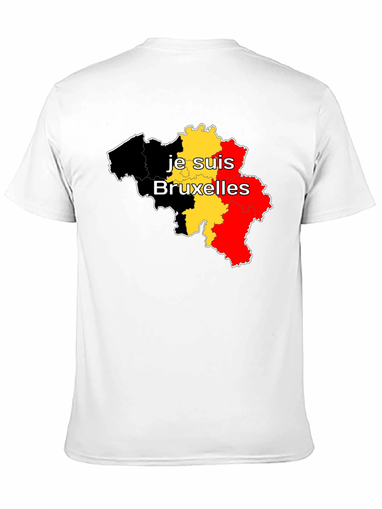 Je Suis Bruxelles Belgium Flag T-Shirt