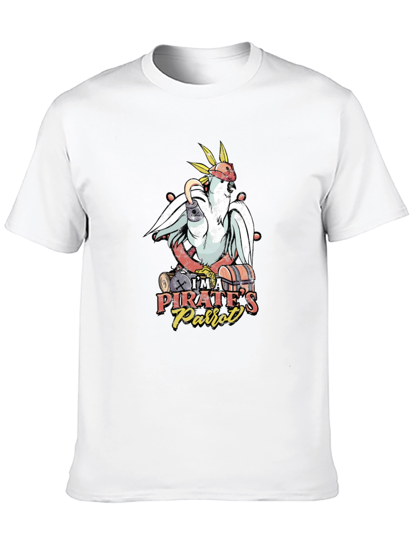 Im A Pirates Parrot Black T-Shirt