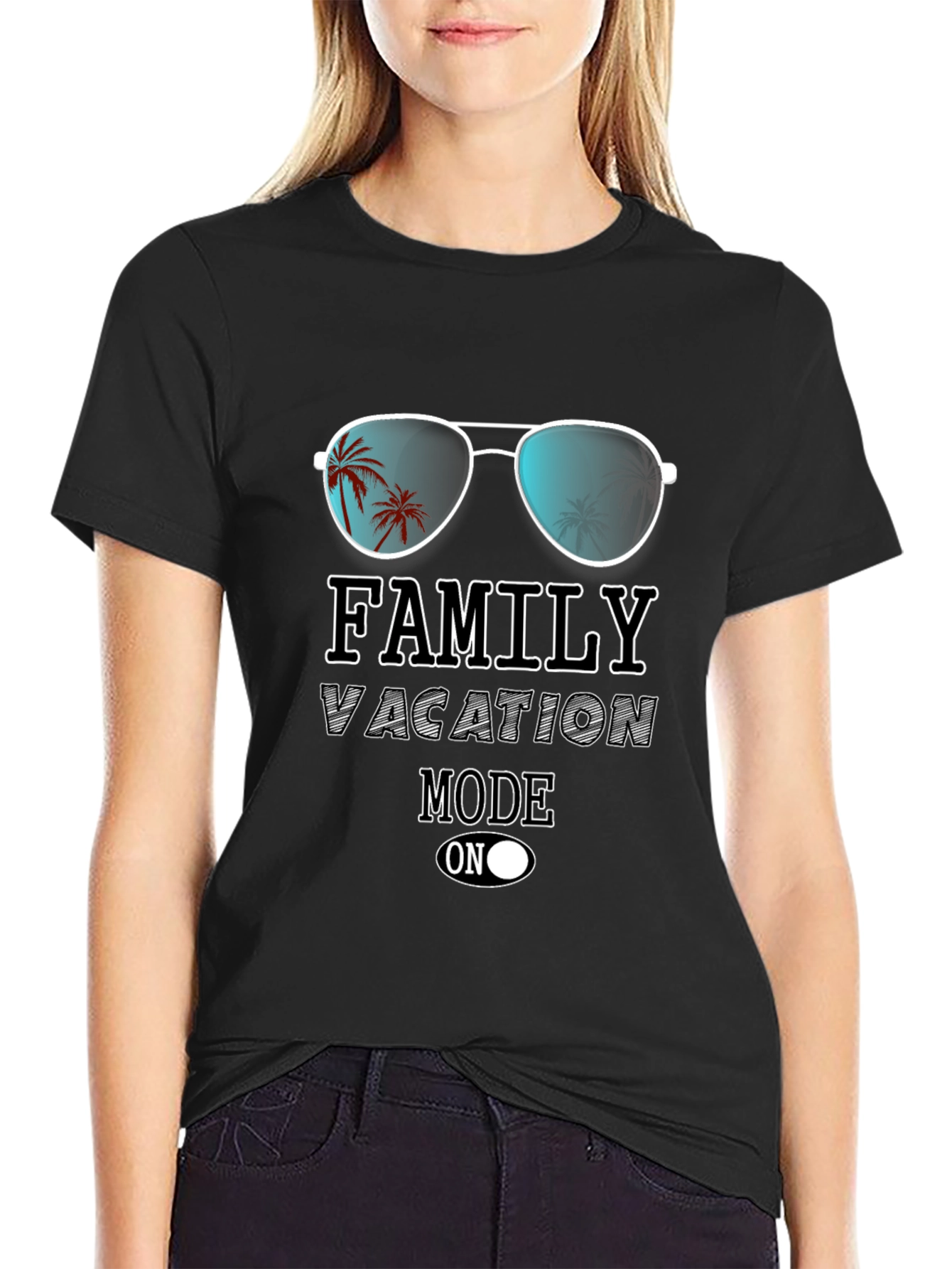 Family Vacation Mode On Graphic T-Shirt