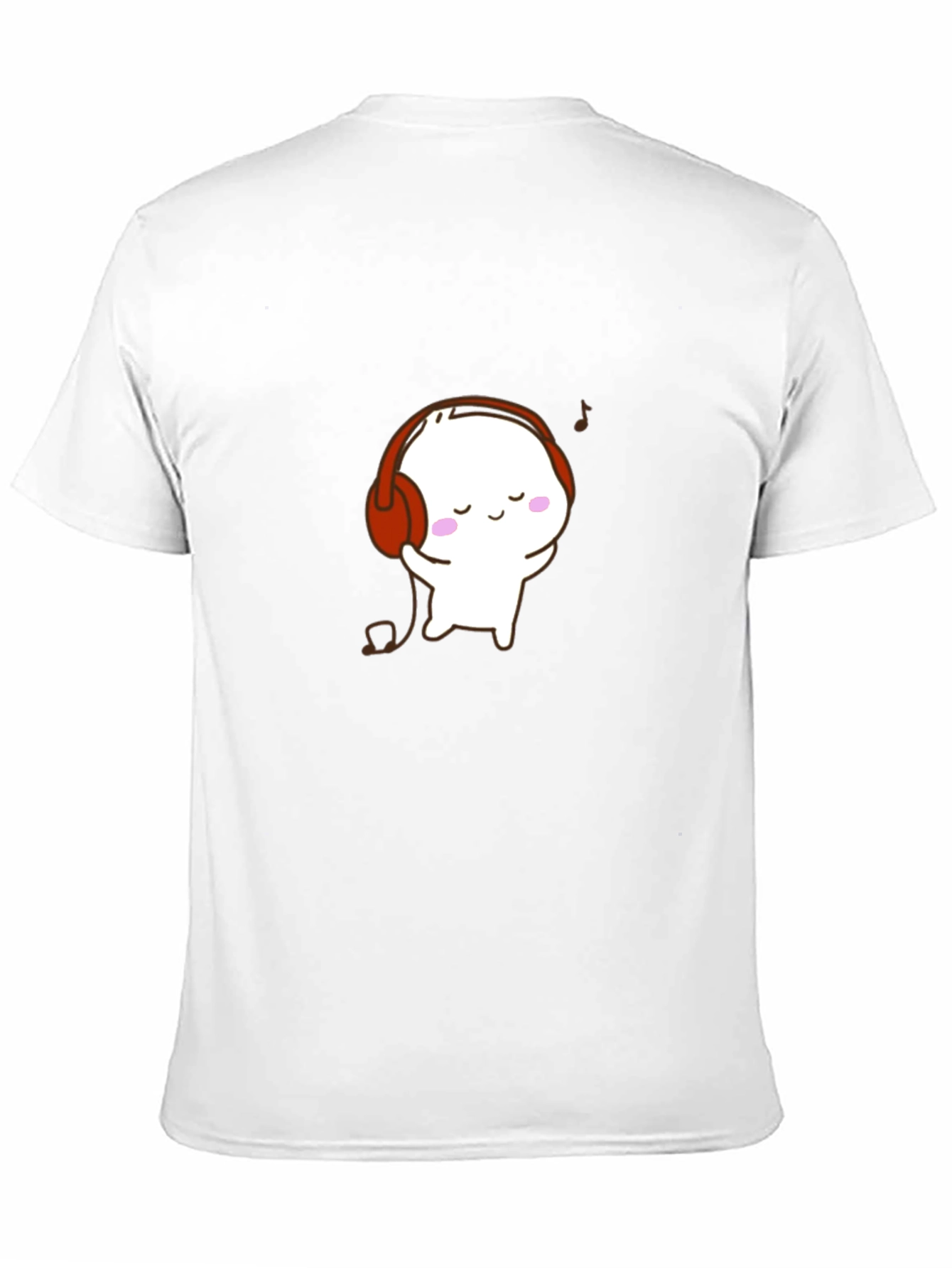 Cute Cartoon Character Black T-Shirt
