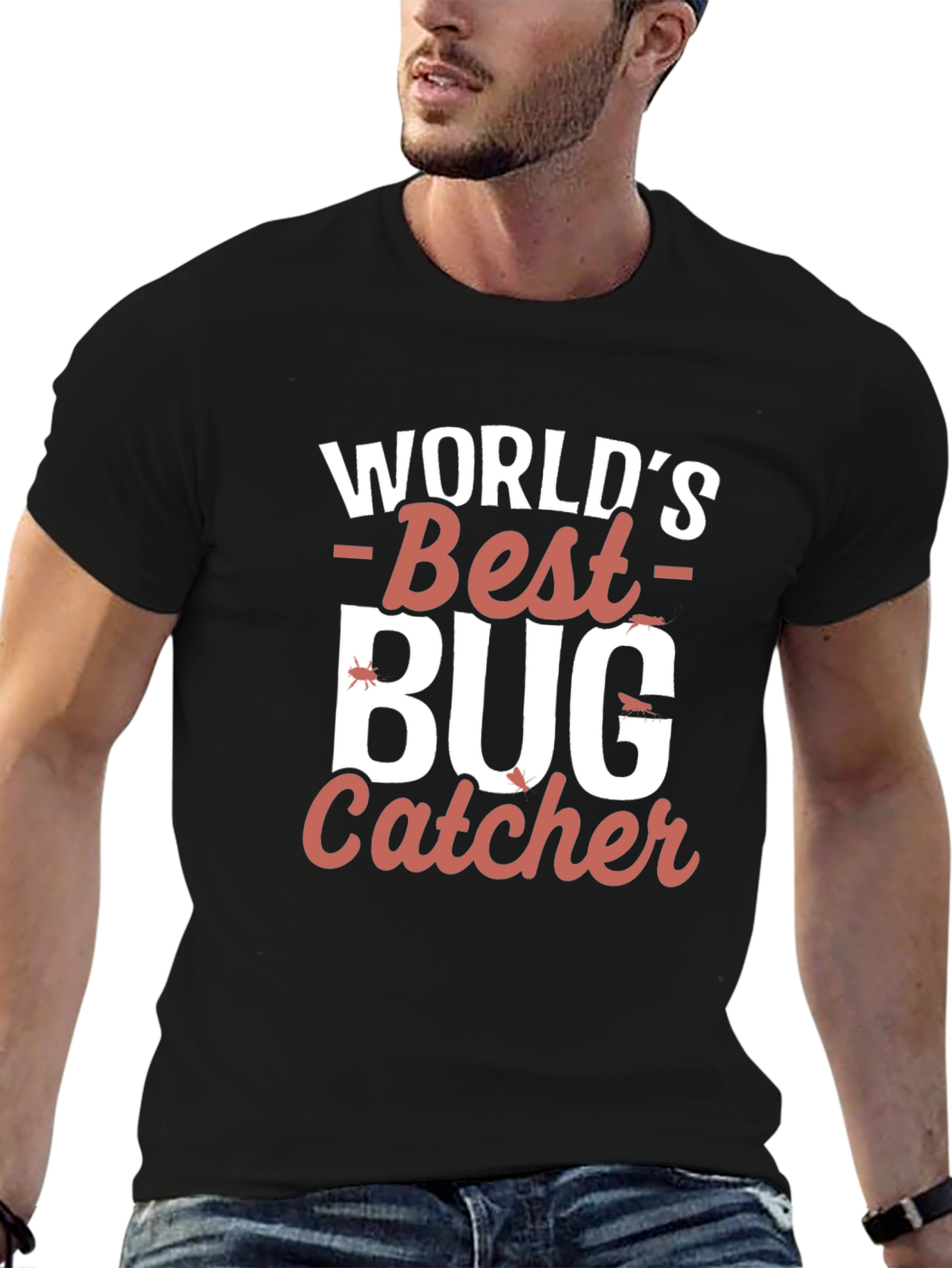 Worlds Best Bug Catcher Graphic T-Shirt