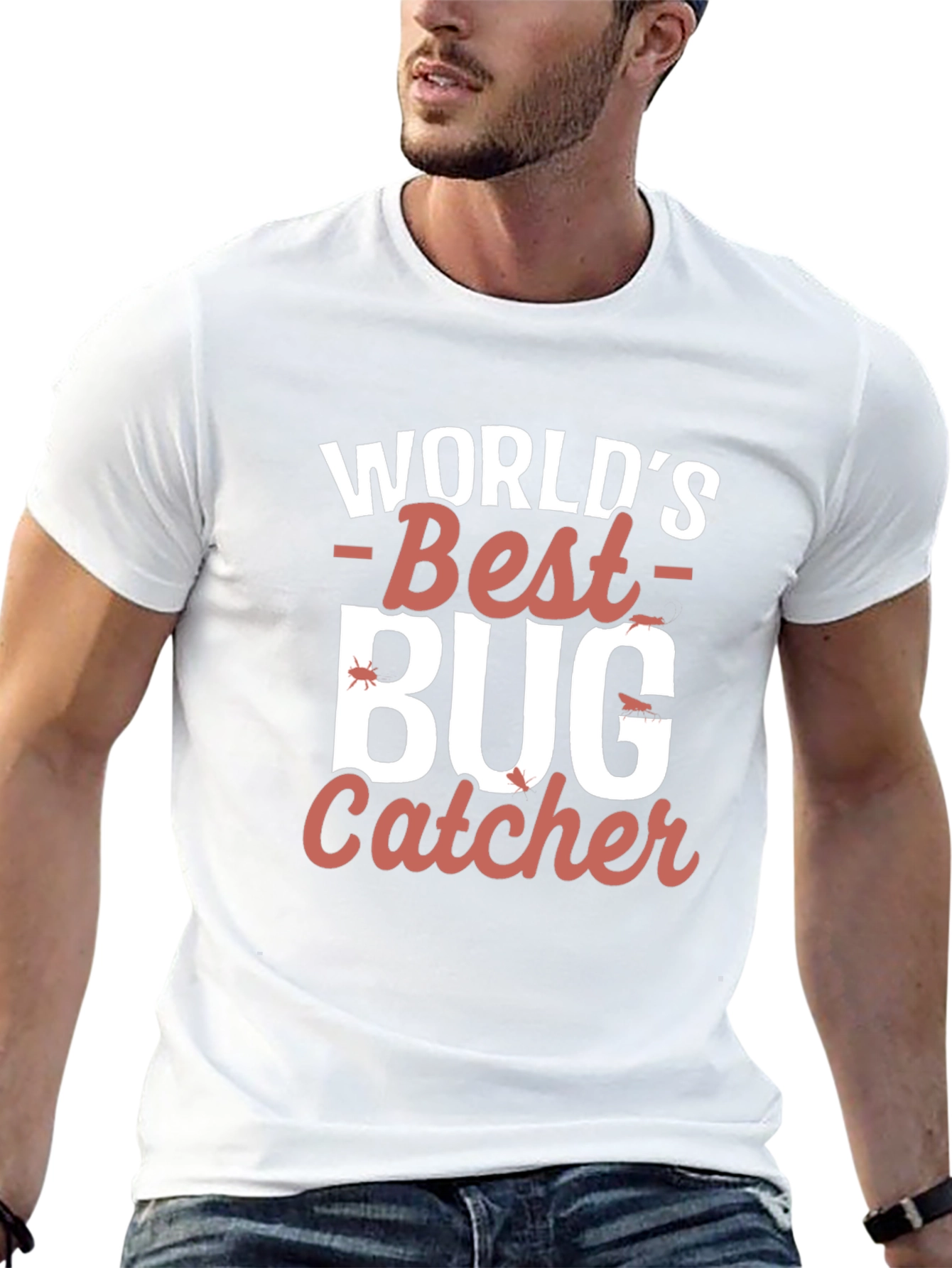 Worlds Best Bug Catcher Graphic T-Shirt
