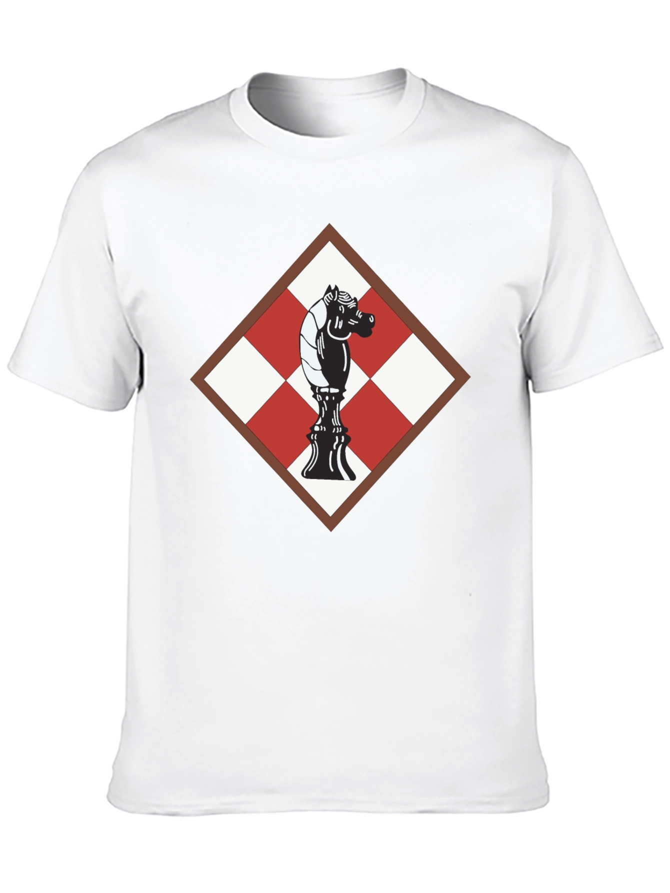Chess Knight Graphic Tee - Modern Style