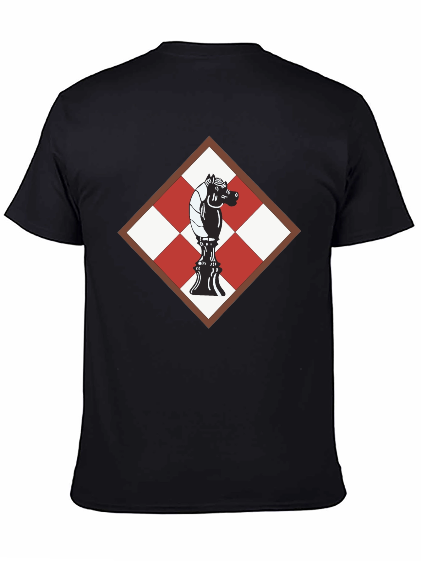 Chess Knight Graphic Tee - Modern Style