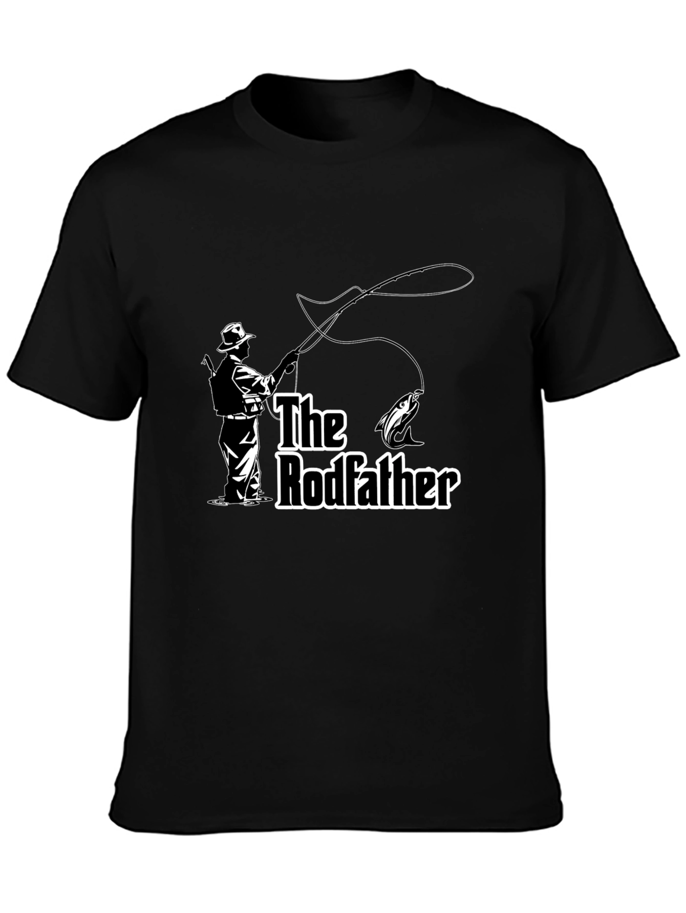 The Rodfather Fishing T-Shirt - Angler Gift