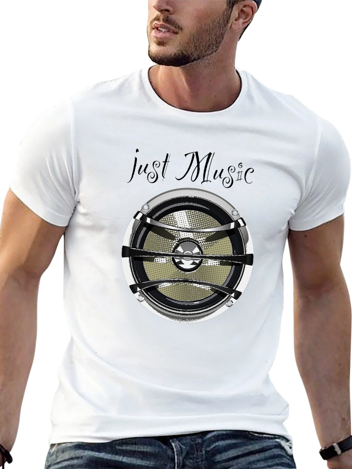 Just Music T-Shirt - Speaker Graphic Tee