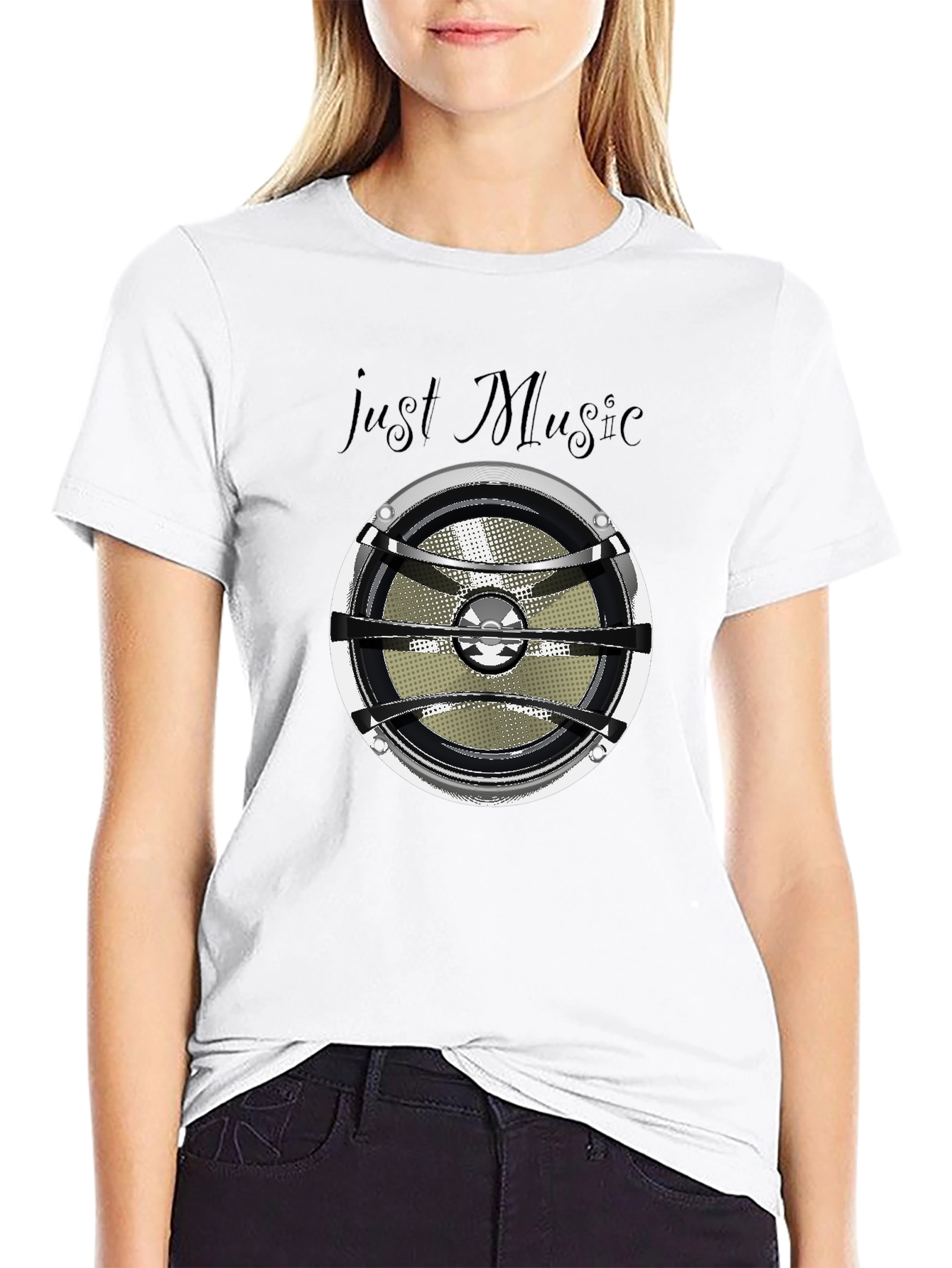 Just Music T-Shirt - Speaker Graphic Tee