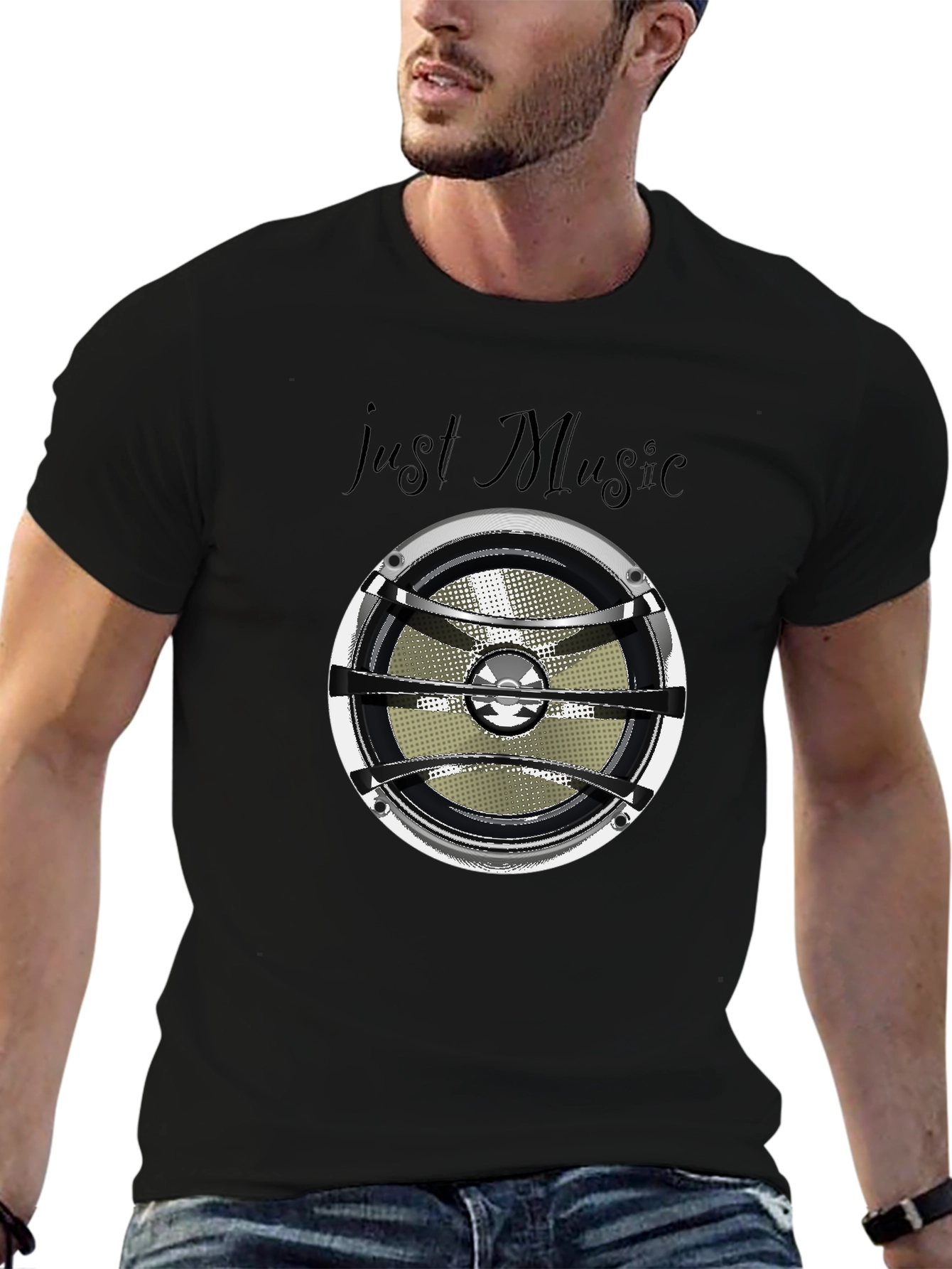Just Music T-Shirt - Speaker Graphic Tee