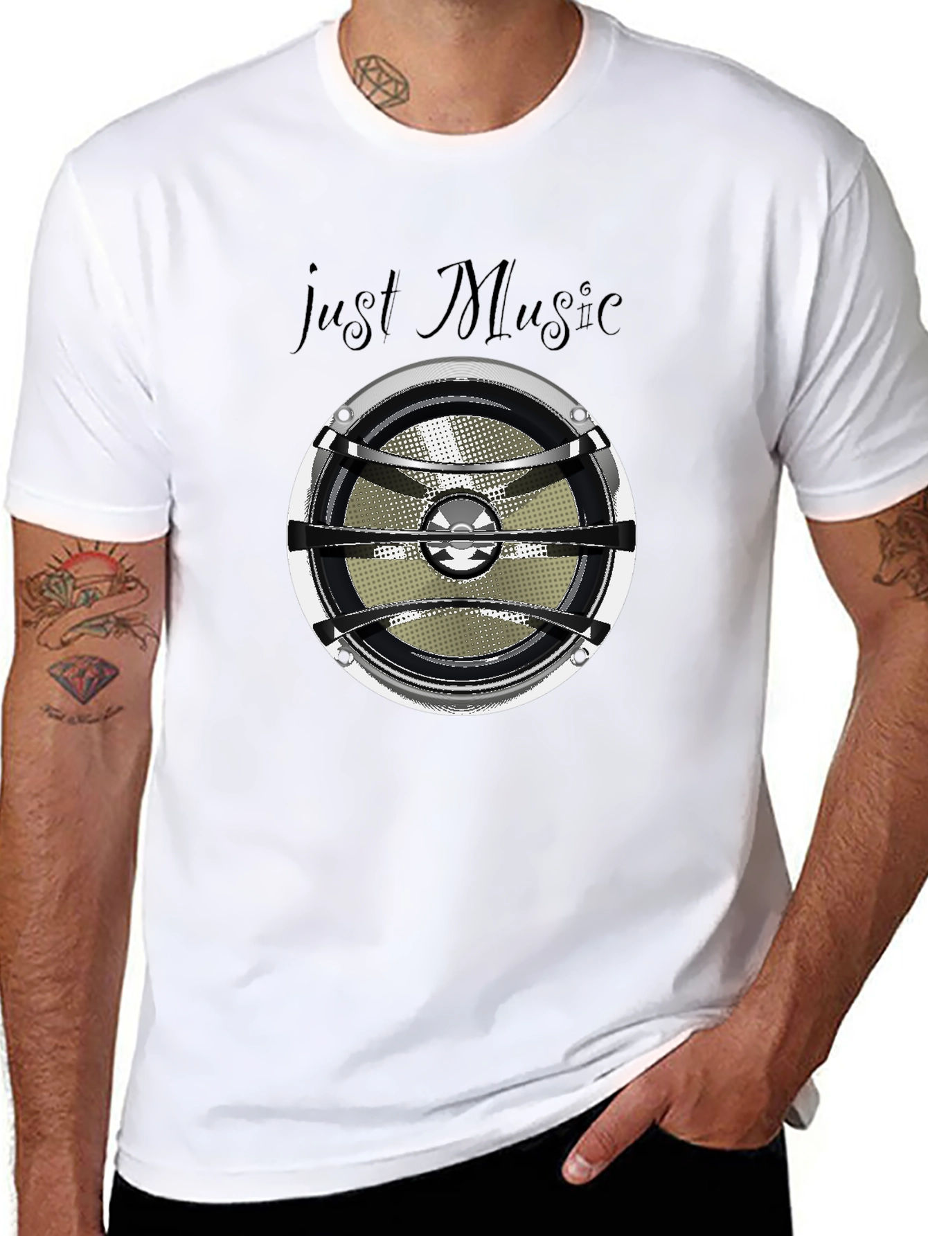 Just Music T-Shirt - Speaker Graphic Tee