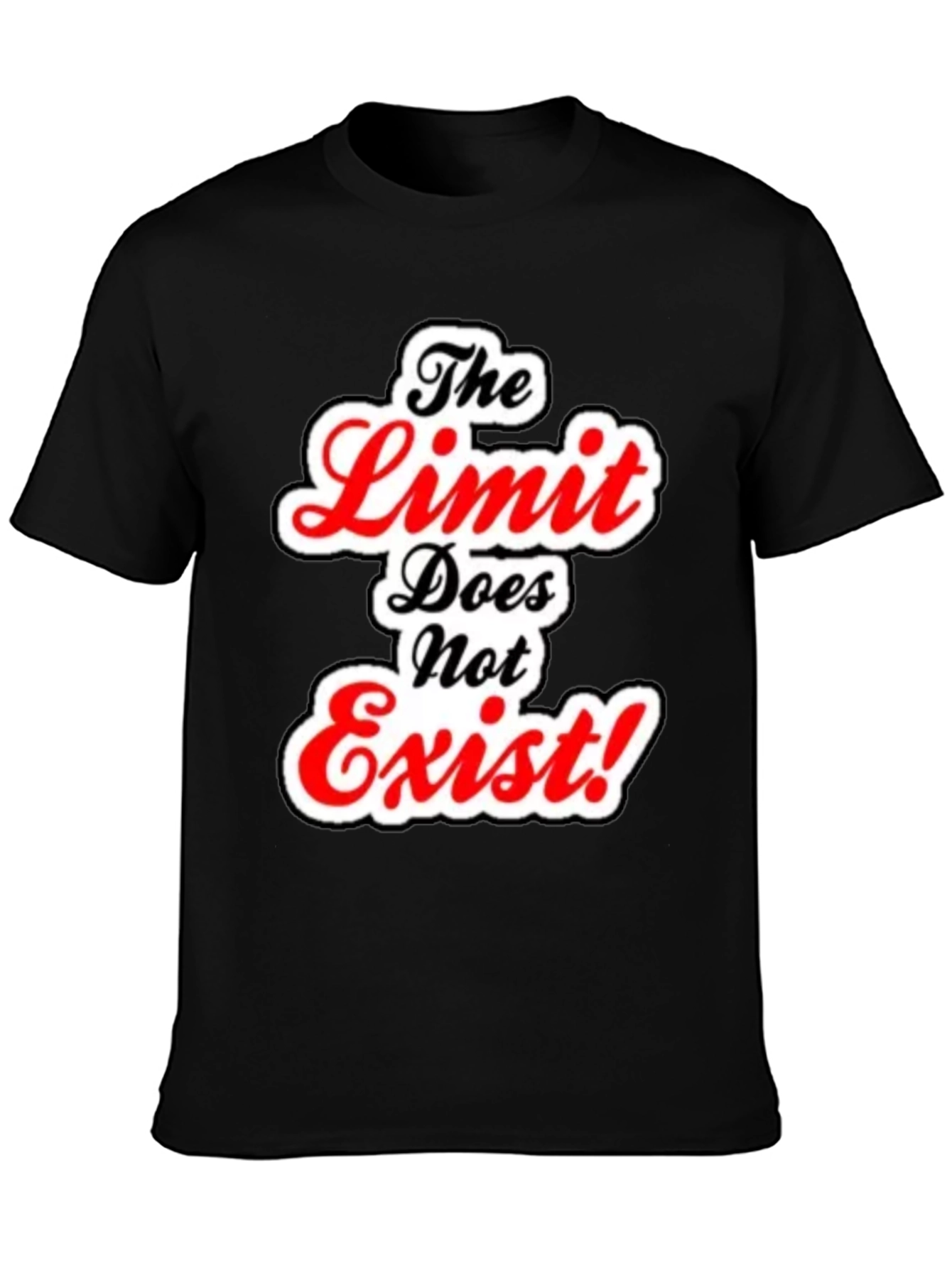 The Limit Does Not Exist Graphic Tee - Black