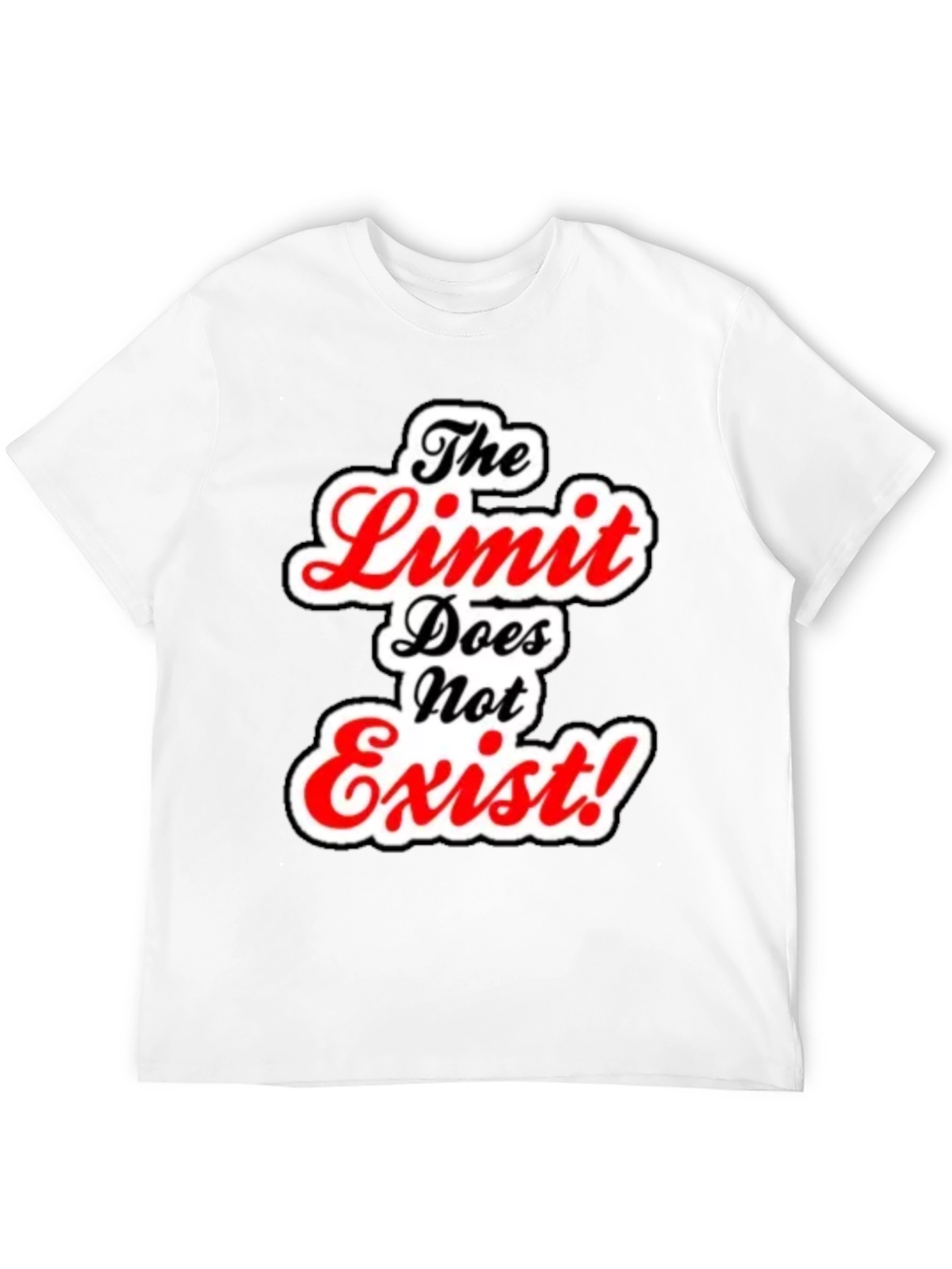 The Limit Does Not Exist Graphic Tee - Black