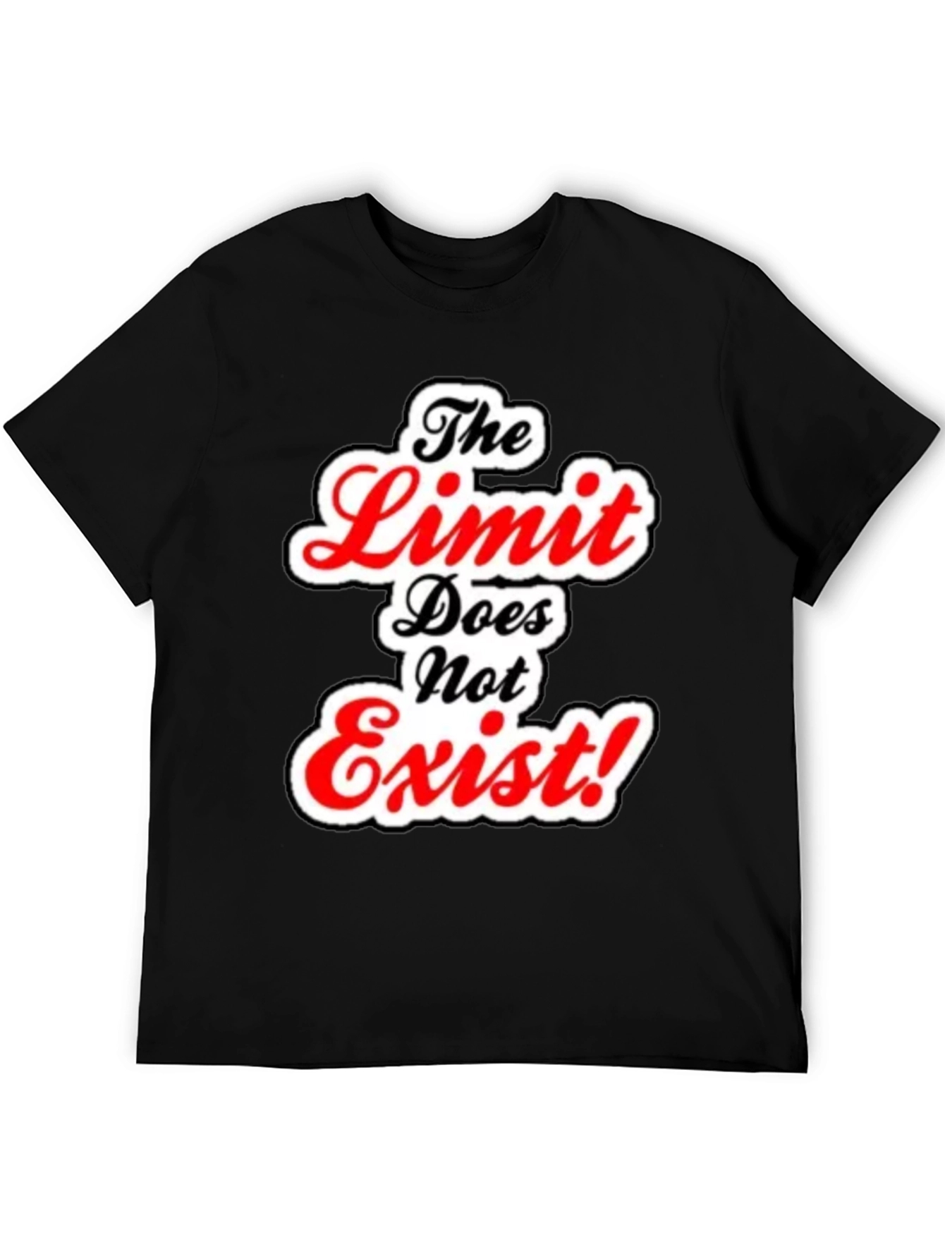 The Limit Does Not Exist Graphic Tee - Black