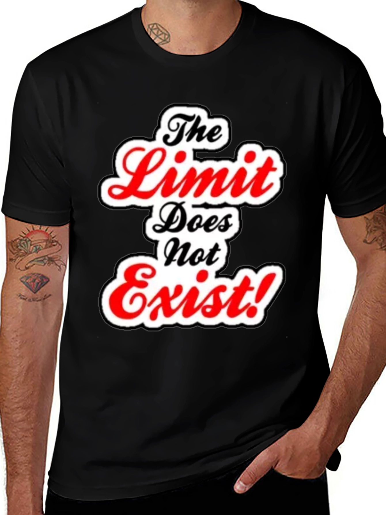 The Limit Does Not Exist Graphic Tee - Black