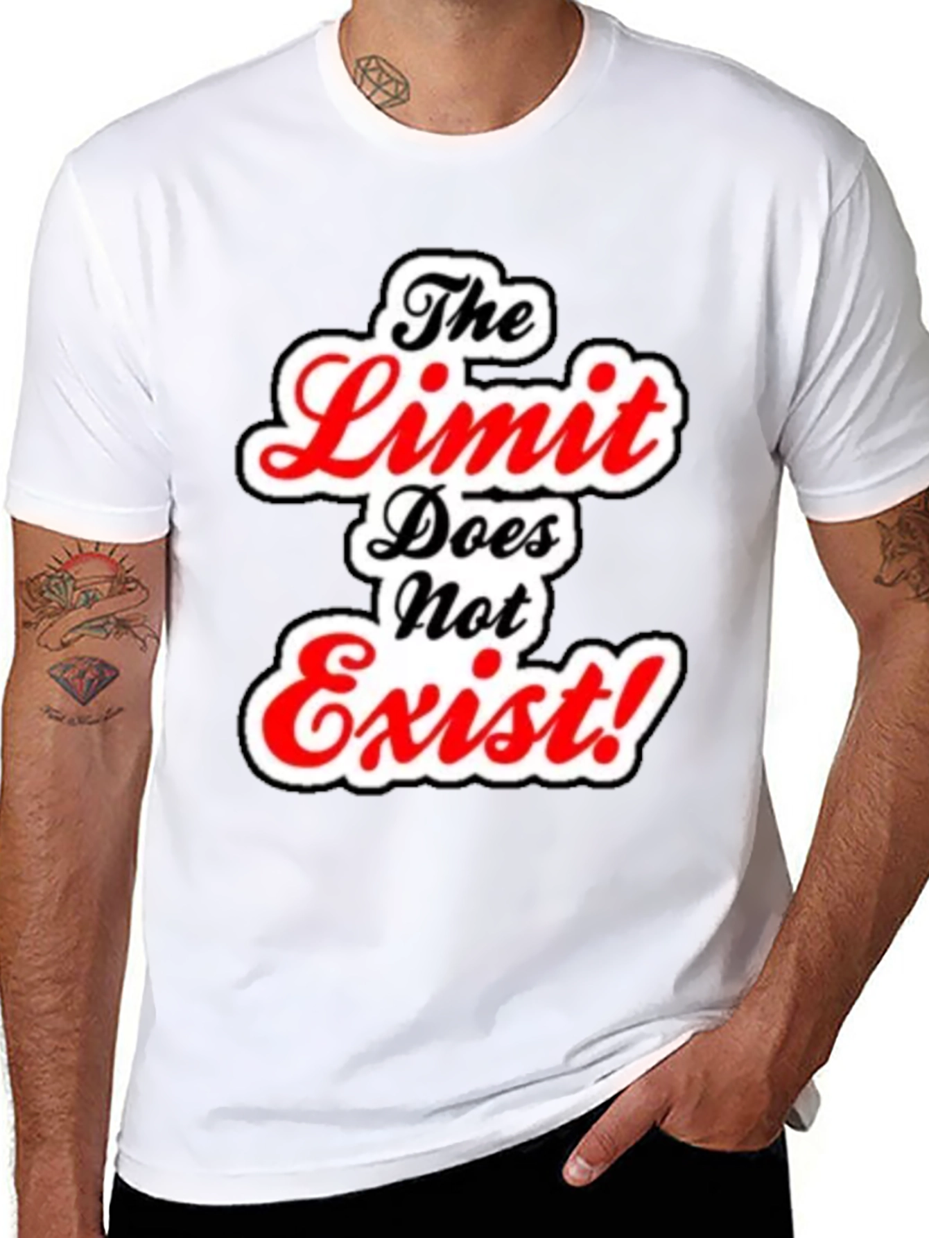 The Limit Does Not Exist Graphic Tee - Black
