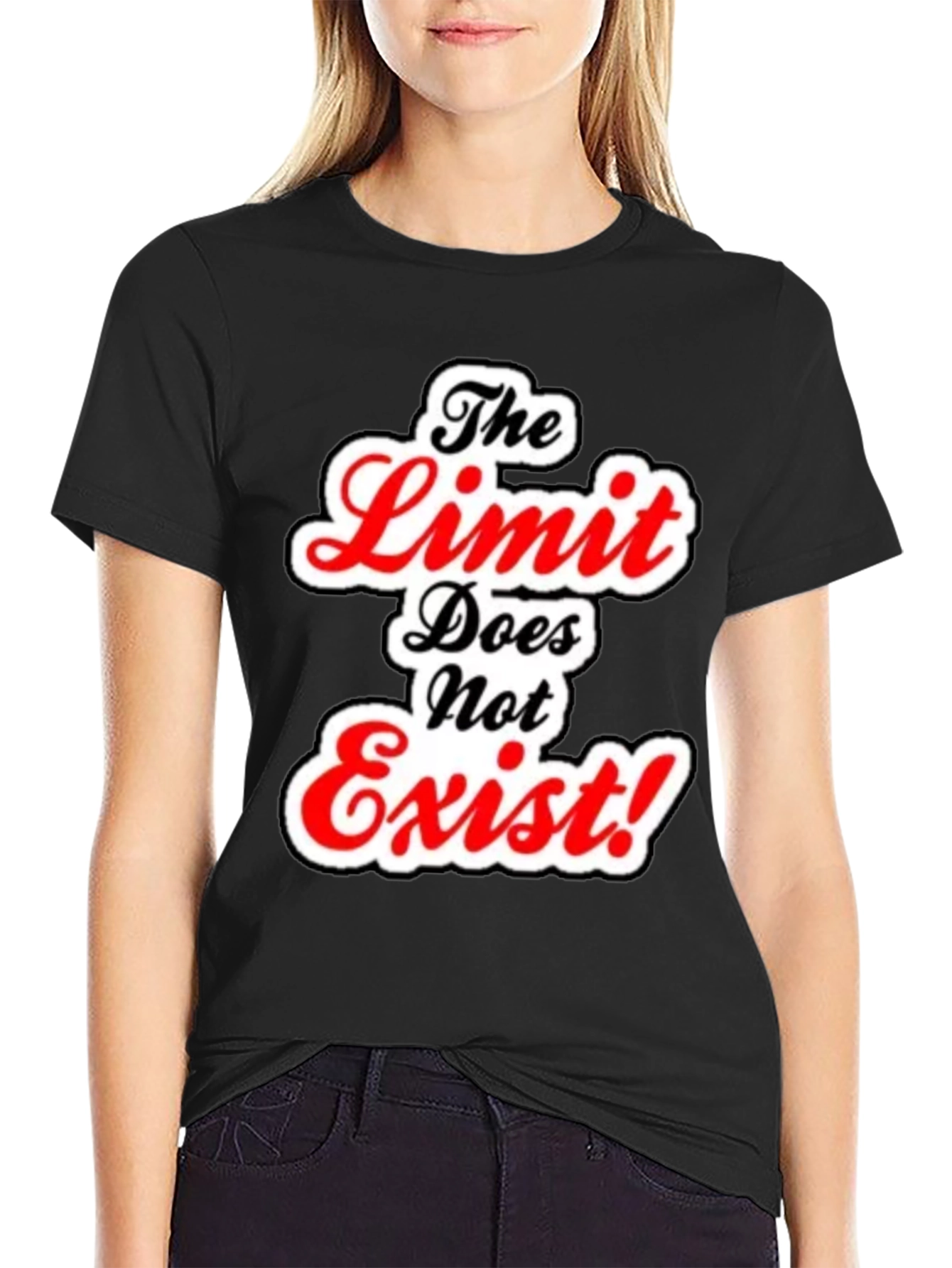The Limit Does Not Exist Graphic Tee - Black