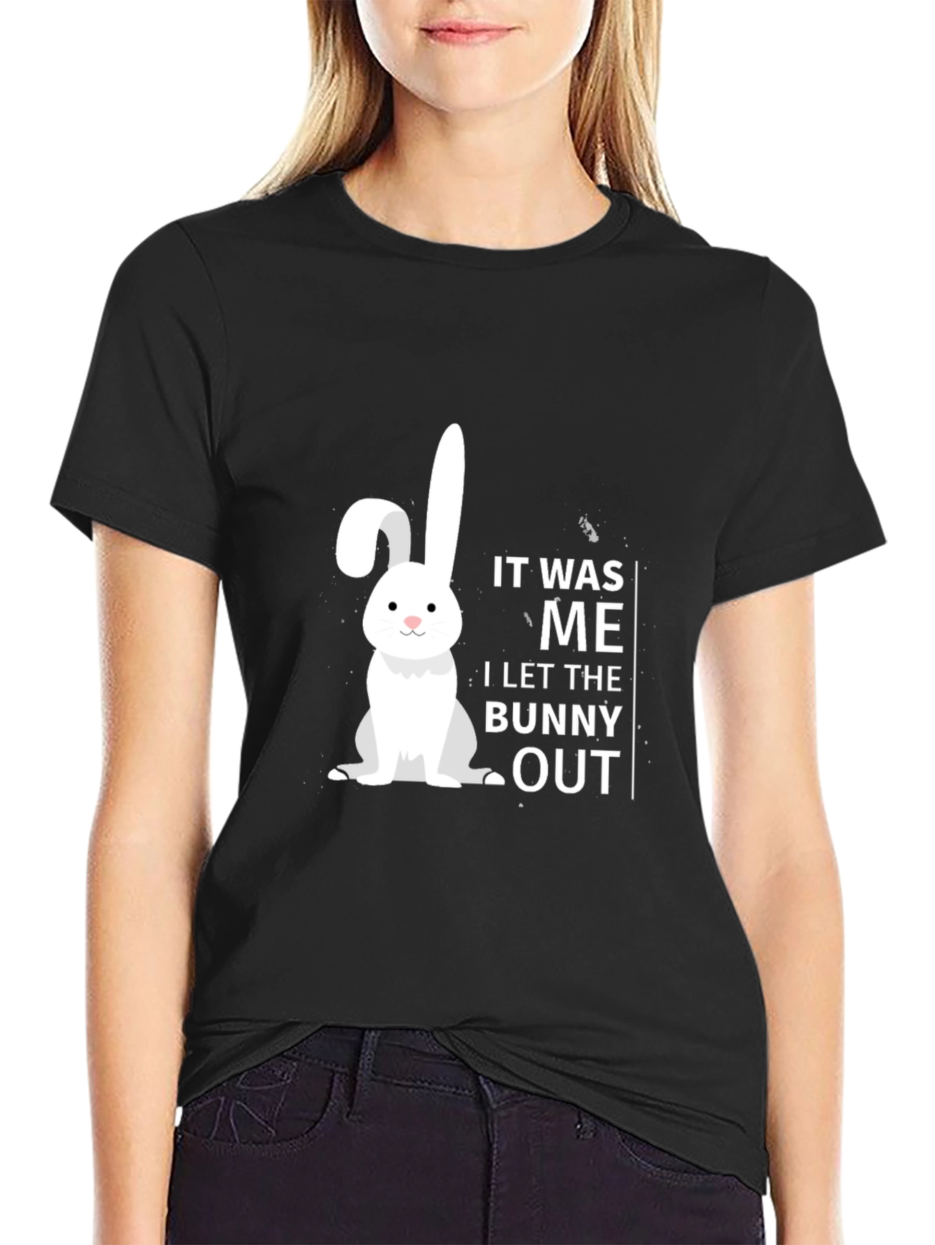 It Was Me I Let The Bunny Out T-Shirt