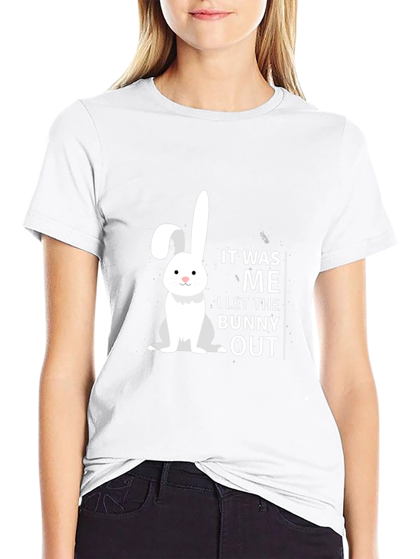 It Was Me I Let The Bunny Out T-Shirt