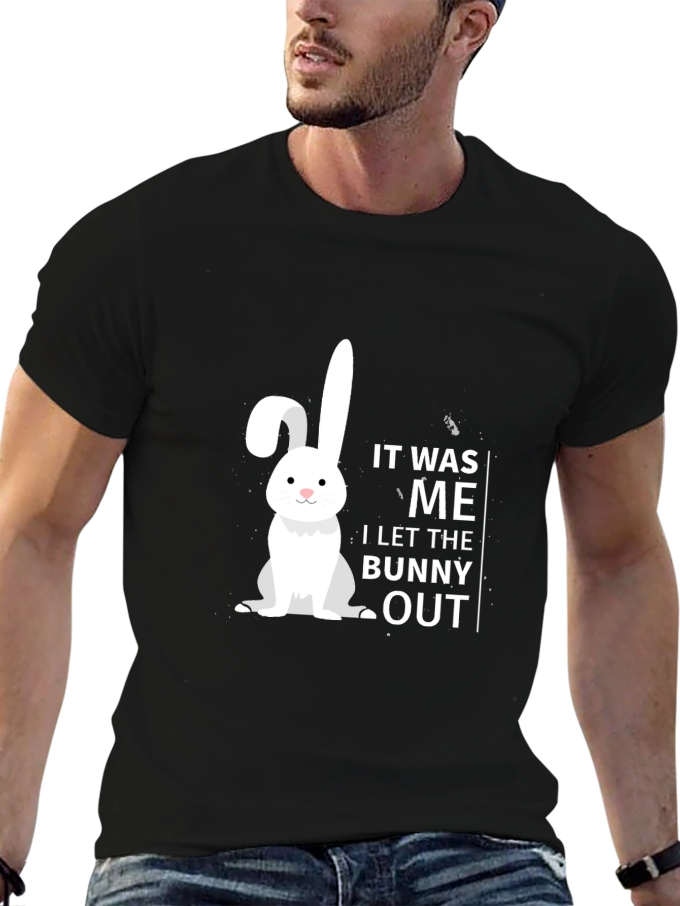 It Was Me I Let The Bunny Out T-Shirt