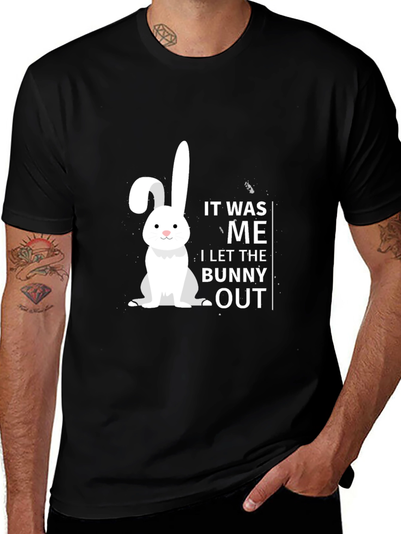 It Was Me I Let The Bunny Out T-Shirt