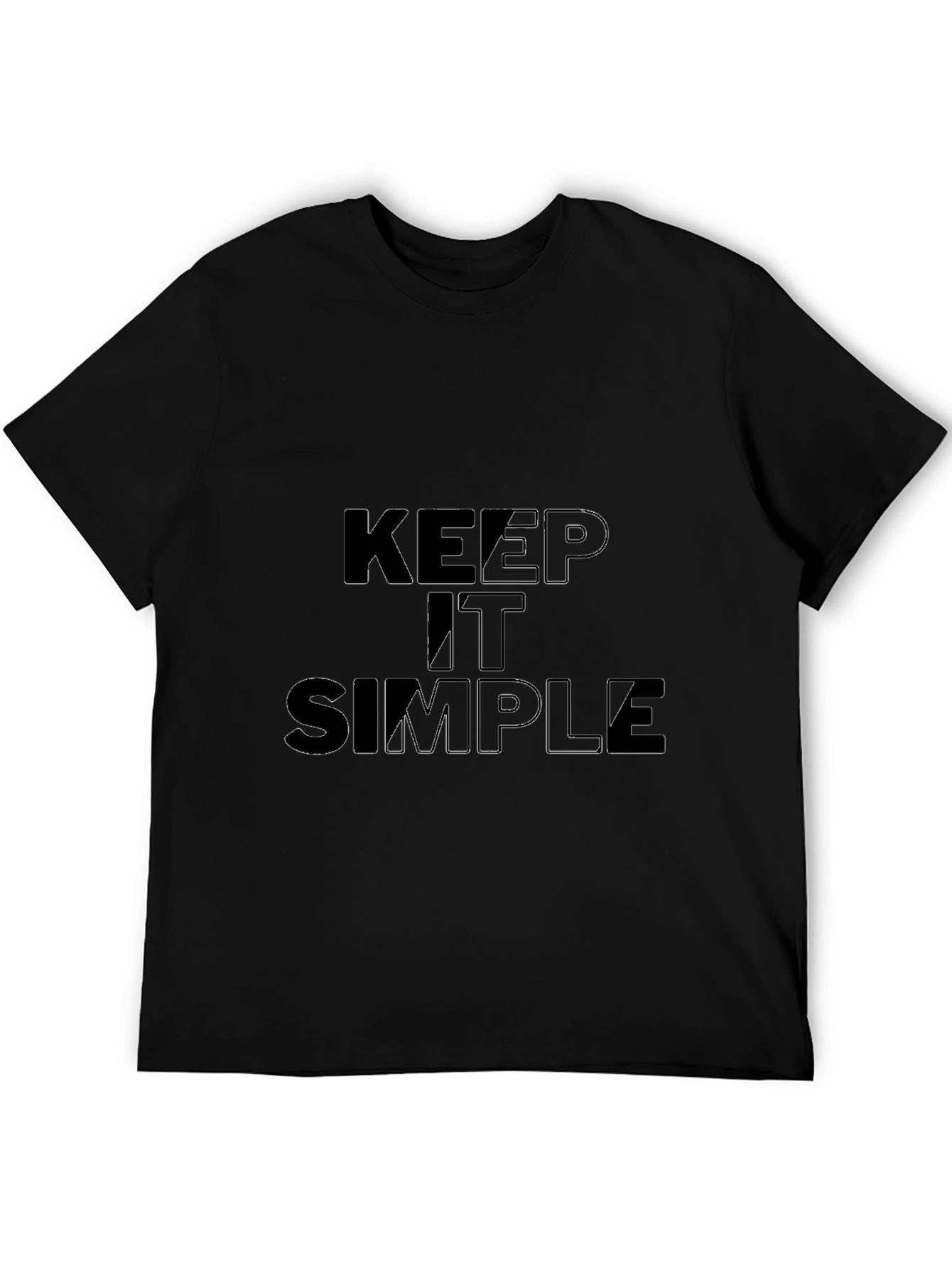 Keep it Simple Black T-Shirt