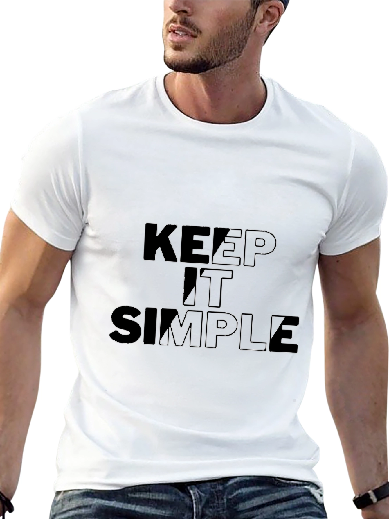 Keep it Simple Black T-Shirt