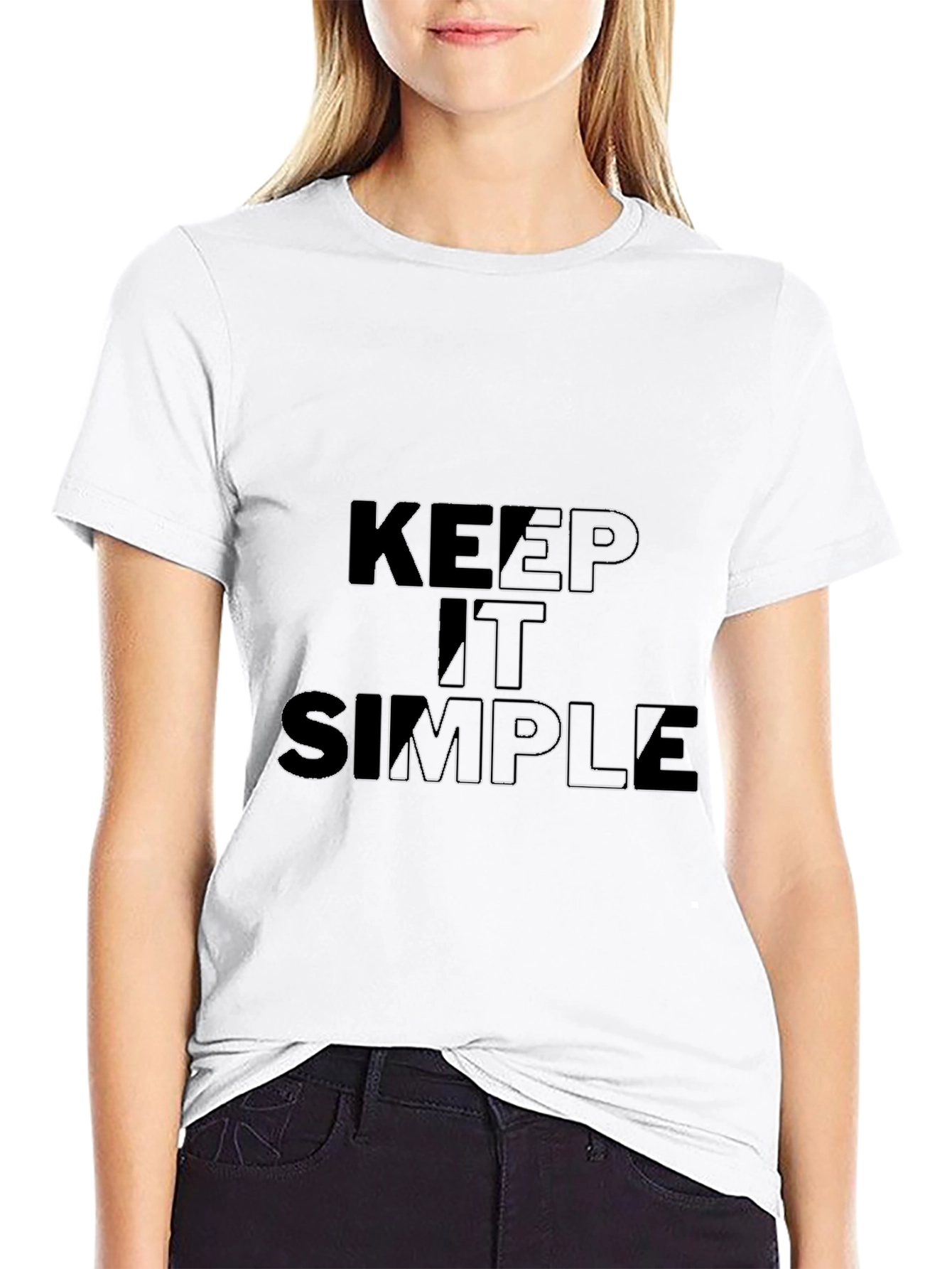 Keep it Simple Black T-Shirt