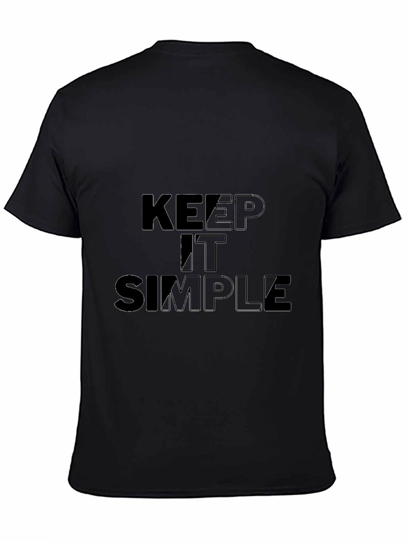 Keep it Simple Black T-Shirt