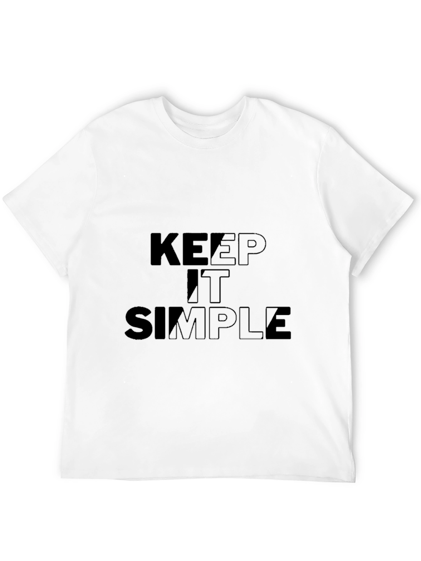 Keep it Simple Black T-Shirt
