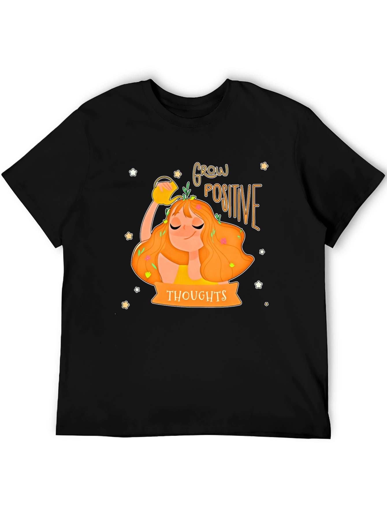 Grow Positive Thoughts Graphic T-Shirt